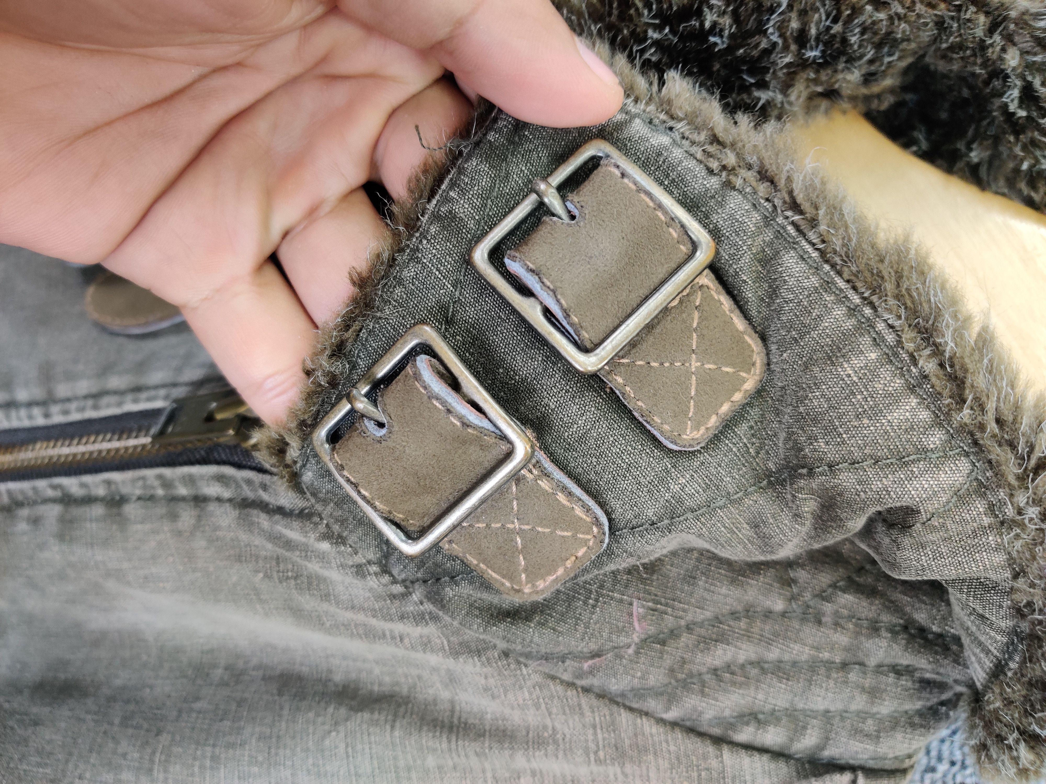 Johnbull Vintage John Bull Kojima Faux Fur Shearling Denim Jacket Size US L / EU 52-54 / 3 - 9 Thumbnail