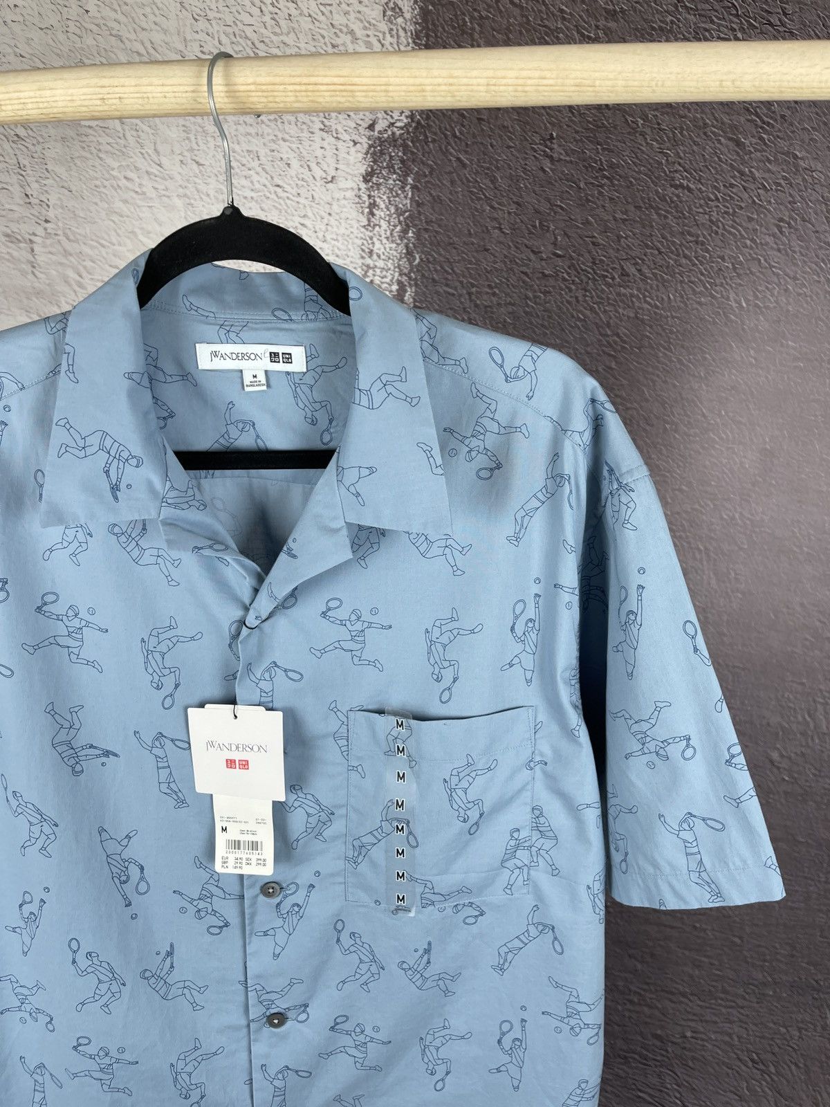 JW Anderson × Uniqlo J.W. Anderson x Uniqlo tennis pattern shirt sleeve shirt Size US M / EU 48-50 / 2 - 4 Thumbnail