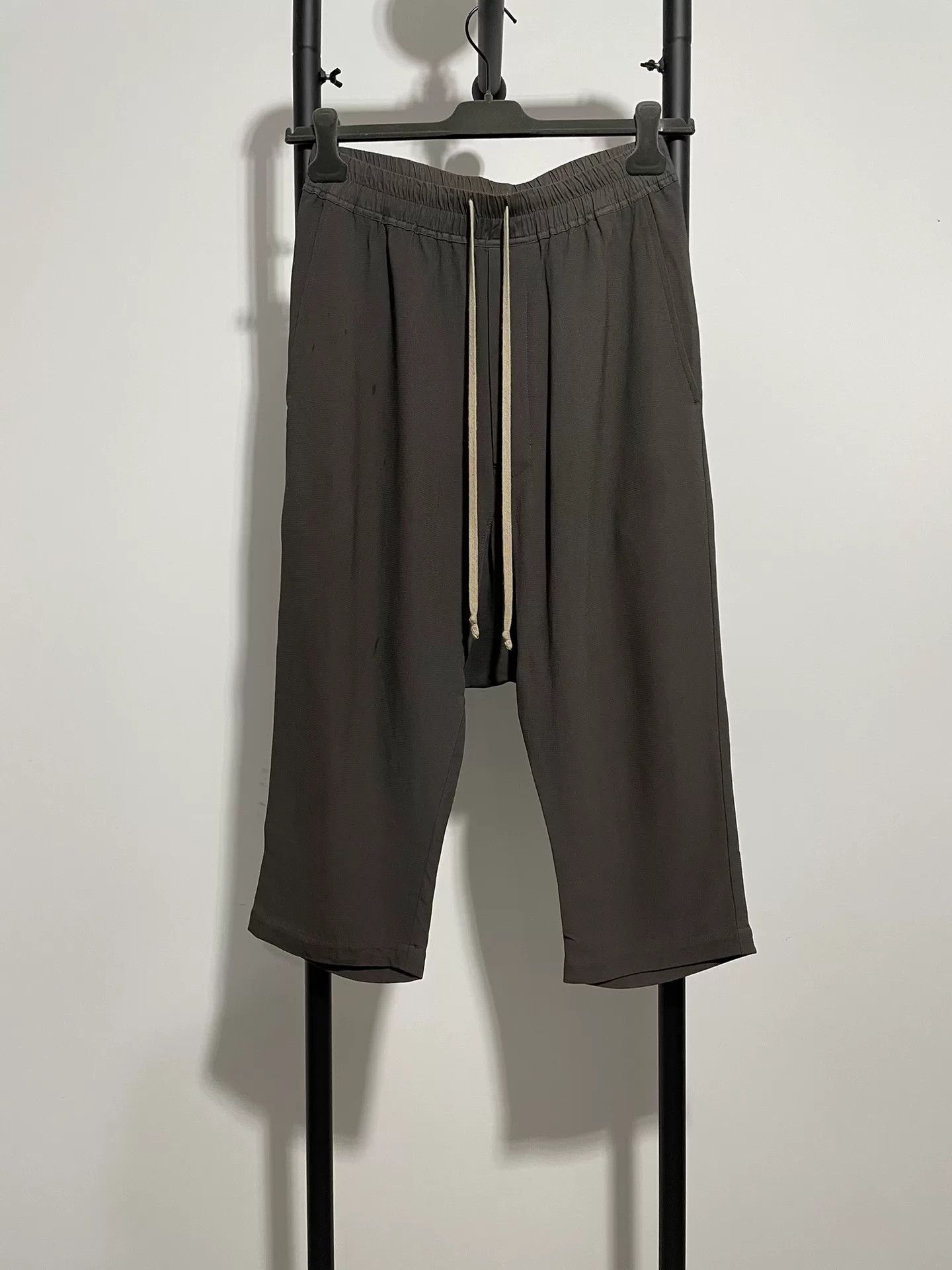 Rick Owens rick owens cropped pants in gray Size US 36 / EU 52 - 1 Thumbnail