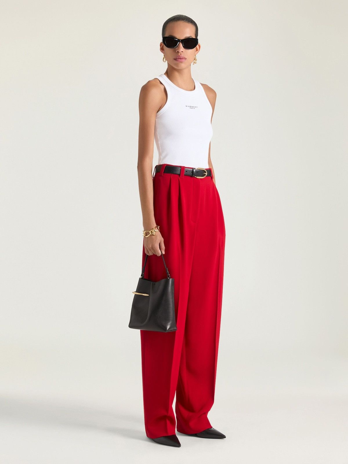 Givenchy Givenchy double pleated trousers Size 27" / US 4 / IT 40 - 1 Thumbnail