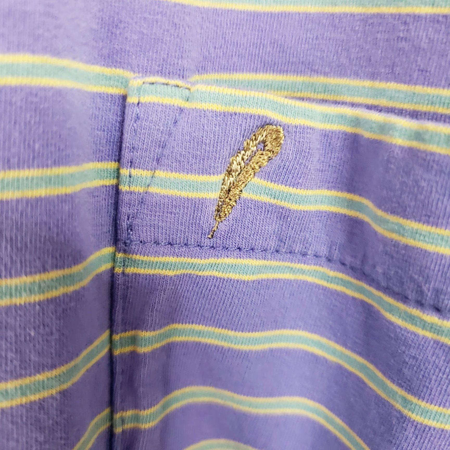Peter Millar Peter Millar Mountainside Collection Polo Shirt Purple Stripe XL Men Short Sleeve Knit Stretch Size US XL / EU 56 / 4 - 5 Thumbnail