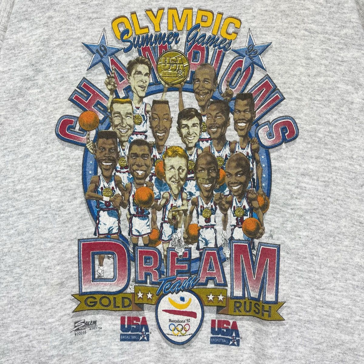 NBA × USA Olympics × Vintage 1992 USA Basketball Dream Team Sweatshirts Size US M / EU 48-50 / 2 - 7 Thumbnail