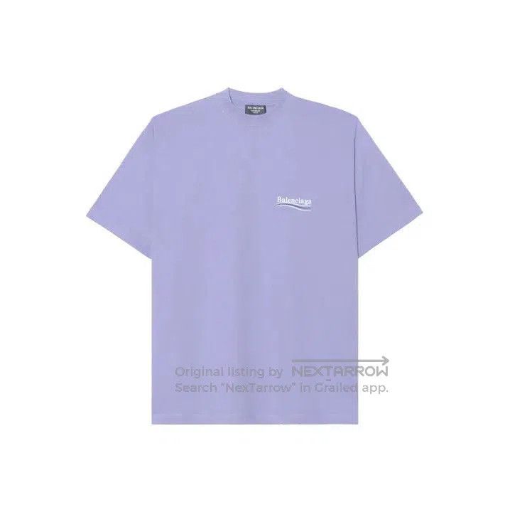 Balenciaga Balenciaga Purple Logo Print Short Sleeve T-Shirt. Size US XS / EU 42 / 0 - 1 Thumbnail