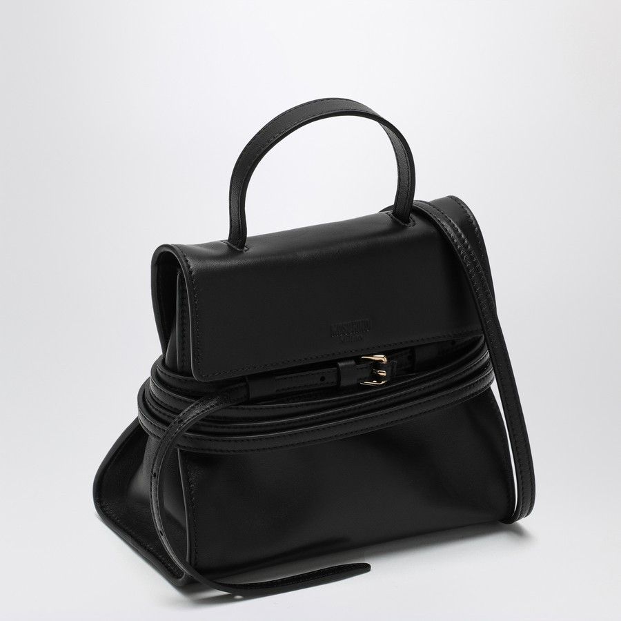 Moschino o1d2blof0924 Size: OS / Small Leather Shoulder Bag in Black Size ONE SIZE - 2 Thumbnail