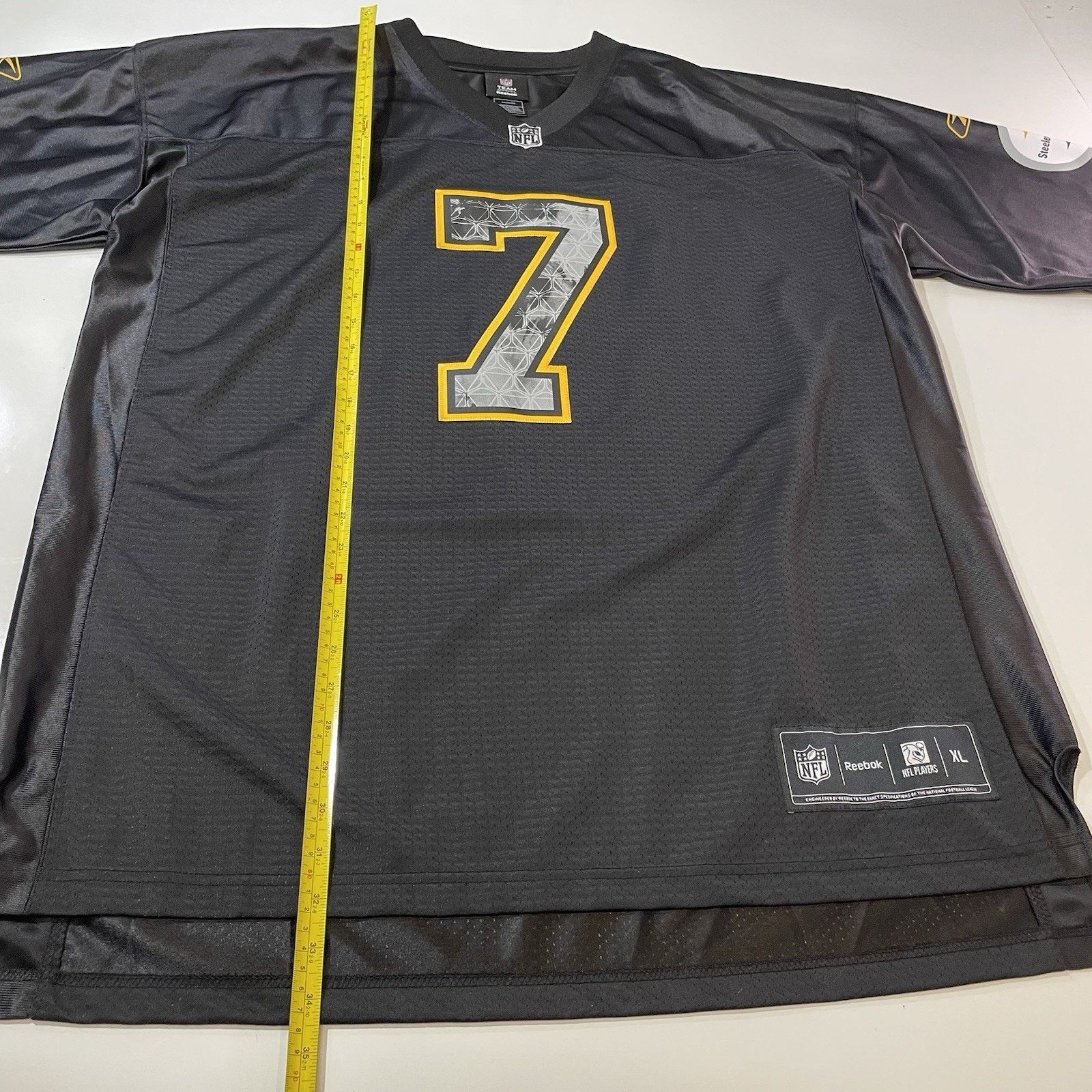Reebok Pittsburgh Steelers Roethlisberger Reebok Black Jersey XL Size US XL / EU 56 / 4 - 5 Thumbnail