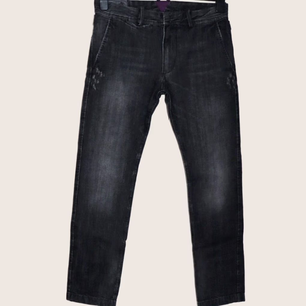Diesel Diesel Jeans W29” L30.5” Chi-Tight-D Mens Tapered Slim Fit Washed Black Pants Regular Size 29 Denim Jeans Mens Slimming Fit Size US 29 - 1 Thumbnail