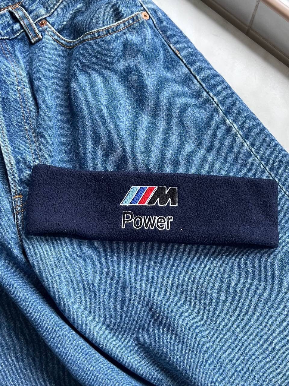 BMW × Vintage Vintage 90s BMW M POWER Hat Fleece Headband 1990 Germany Size ONE SIZE - 2 Thumbnail
