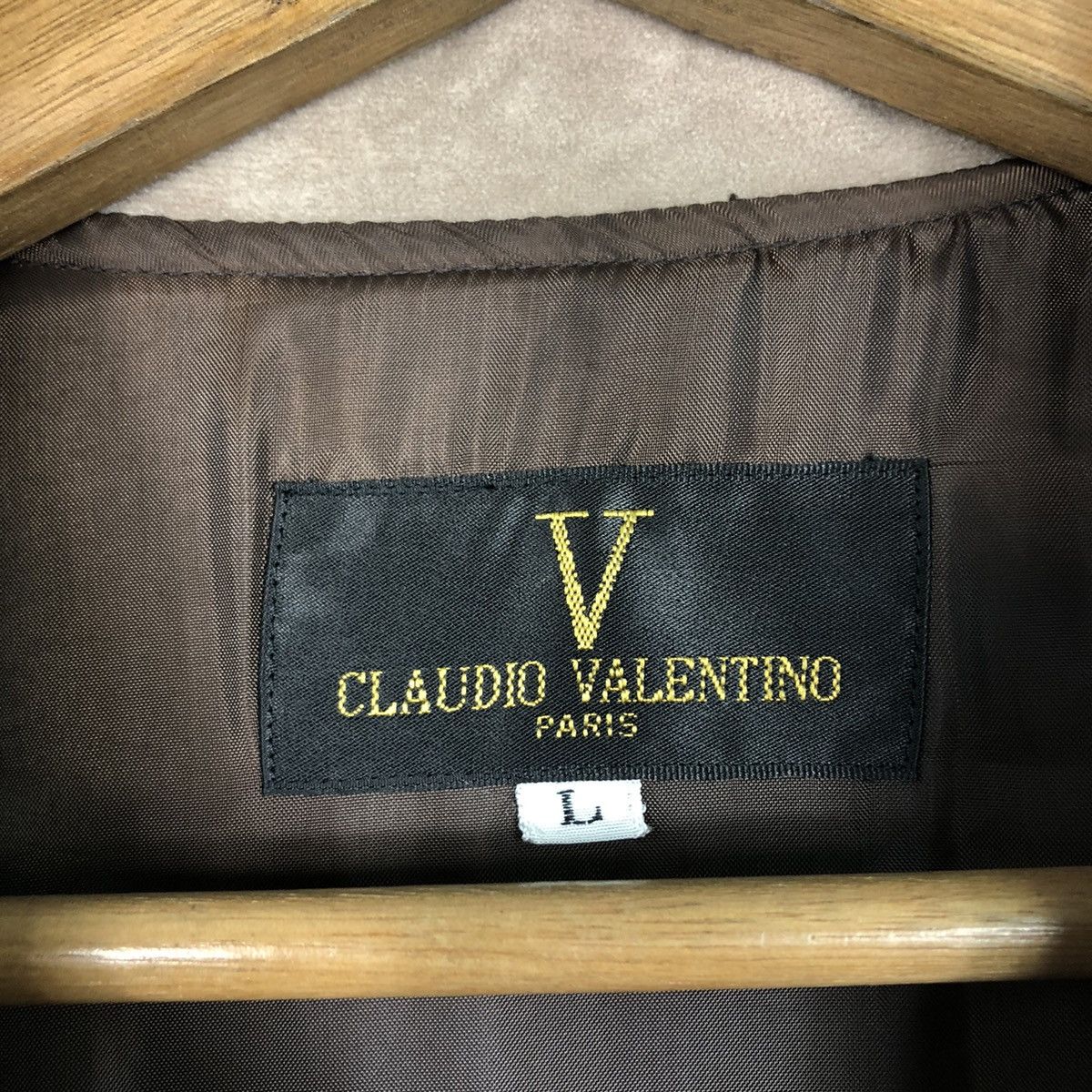 Japanese Brand 📌Vintage Button Jacket Claudio Valentino Paris Size US L / EU 52-54 / 3 - 18 Thumbnail