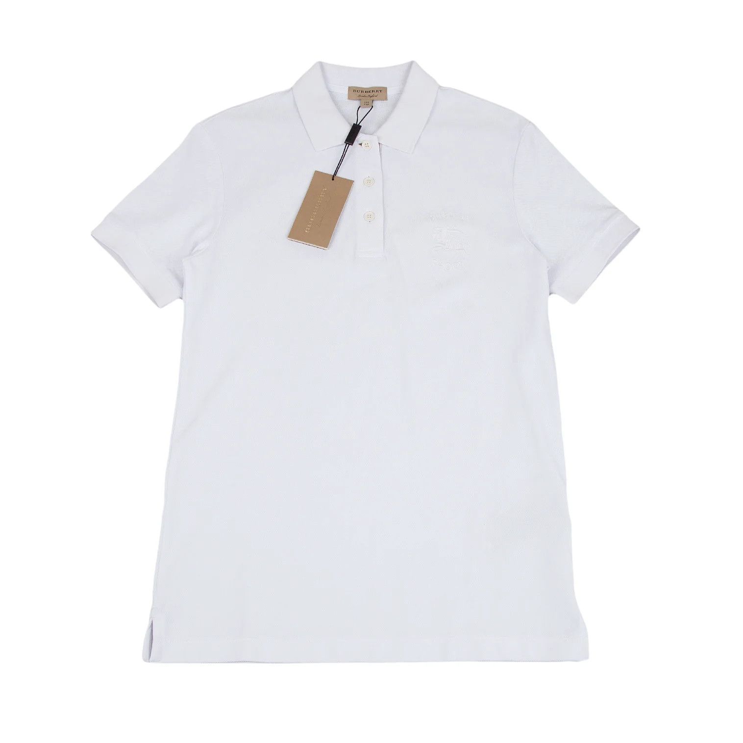 Equestrian Night Embroidered Polo Shirt White XXS