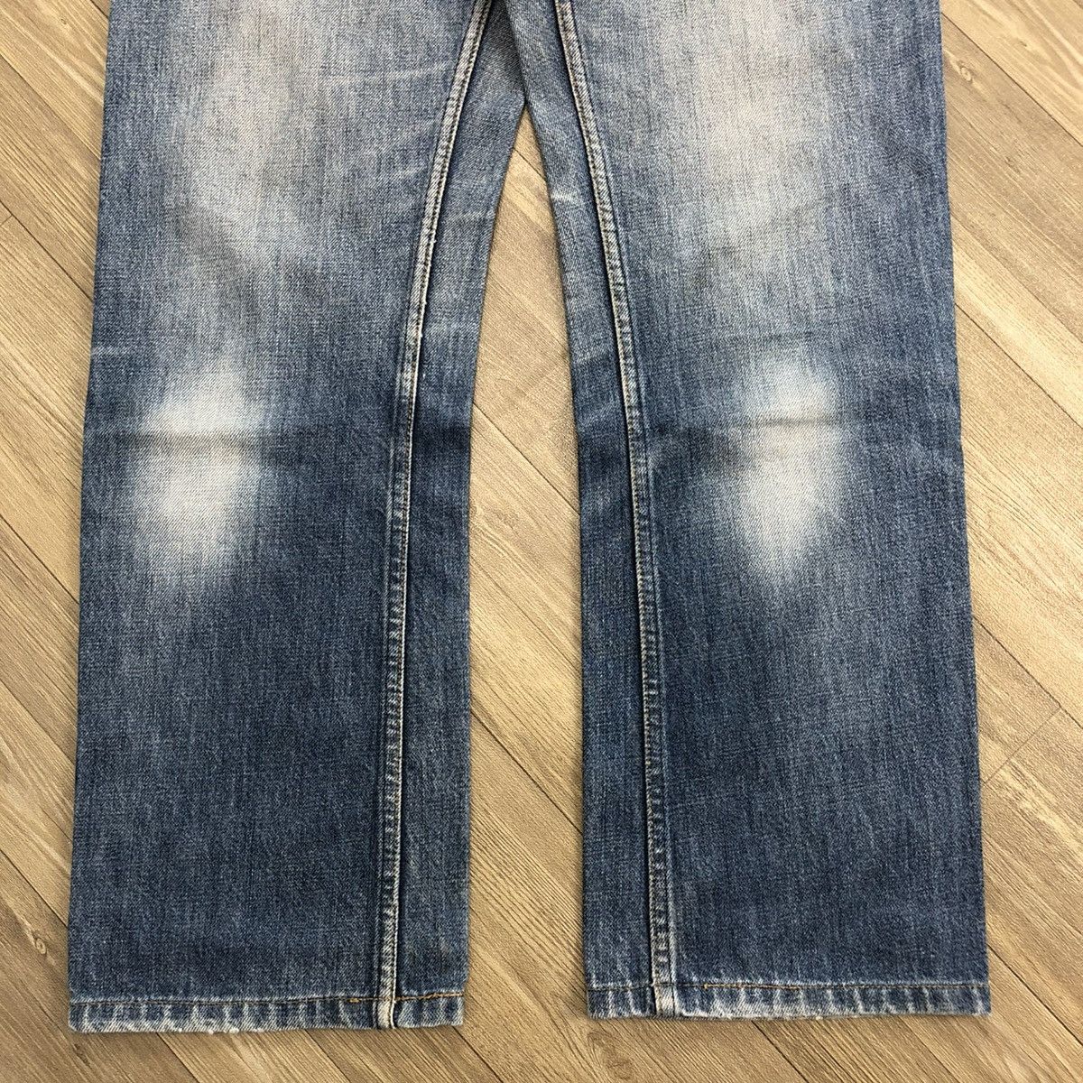 Helmut Lang Vintage Helmut Lang Faded Classic Denim Bootcut Flared Jeans Size US 29 - 12 Thumbnail