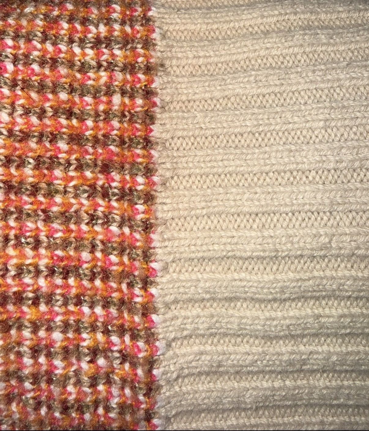 Kapital BONE 7G Fair Isle Knit Sweater - Gray/Beige Size US L / EU 52-54 / 3 - 4 Thumbnail