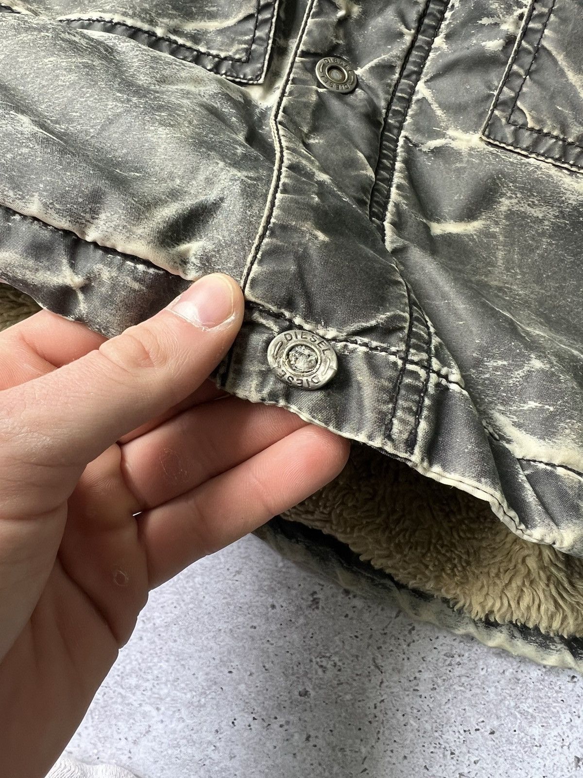 Diesel Crazy Vintage Diesel Avant Garde Faded Bomber Parka Jacket Size US XL / EU 56 / 4 - 23 Thumbnail