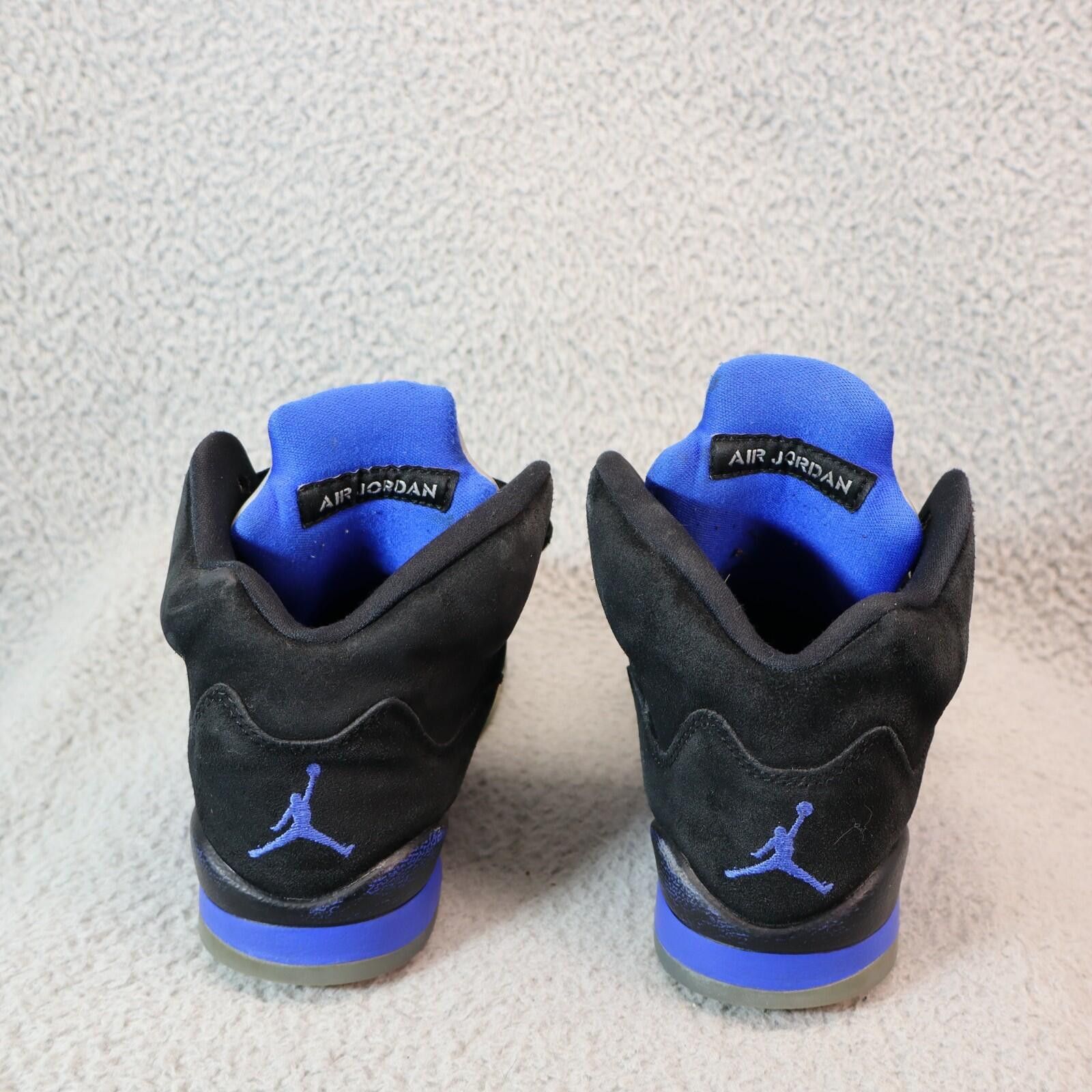 Jordan Brand Jordan 5 Retro GS 440888-004 Youth Size 4Y Black Racer Blue Size US 5 / EU 37 - 5 Thumbnail