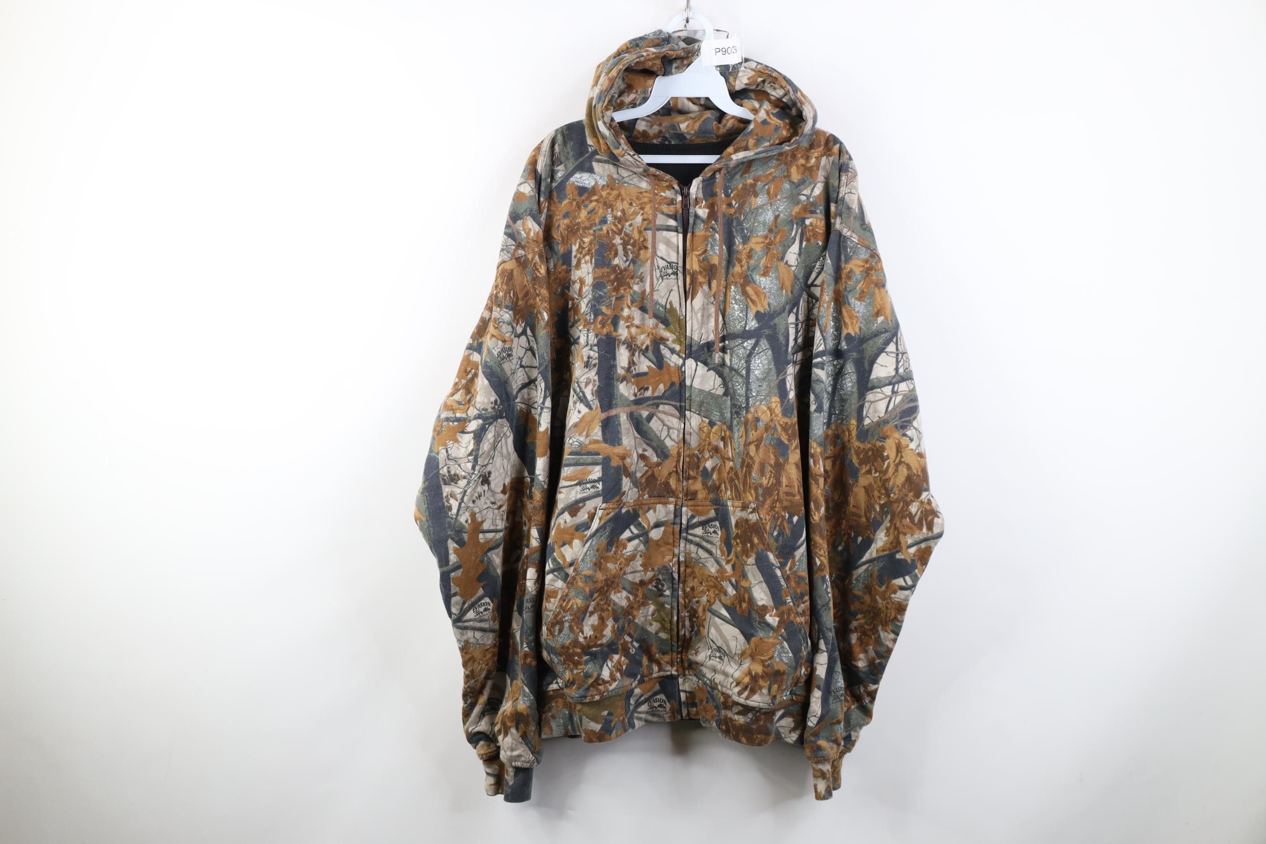Vintage Vintage 90s Y2K Streetwear Thermal Waffle Knit Lined Jacket Size US XXL / EU 58 / 5 - 1 Thumbnail