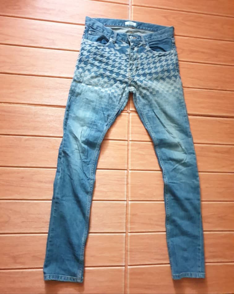 PPFM 💥Fraguais made in Japan abstract skinny jeans Size US 30 / EU 46 - 7 Thumbnail