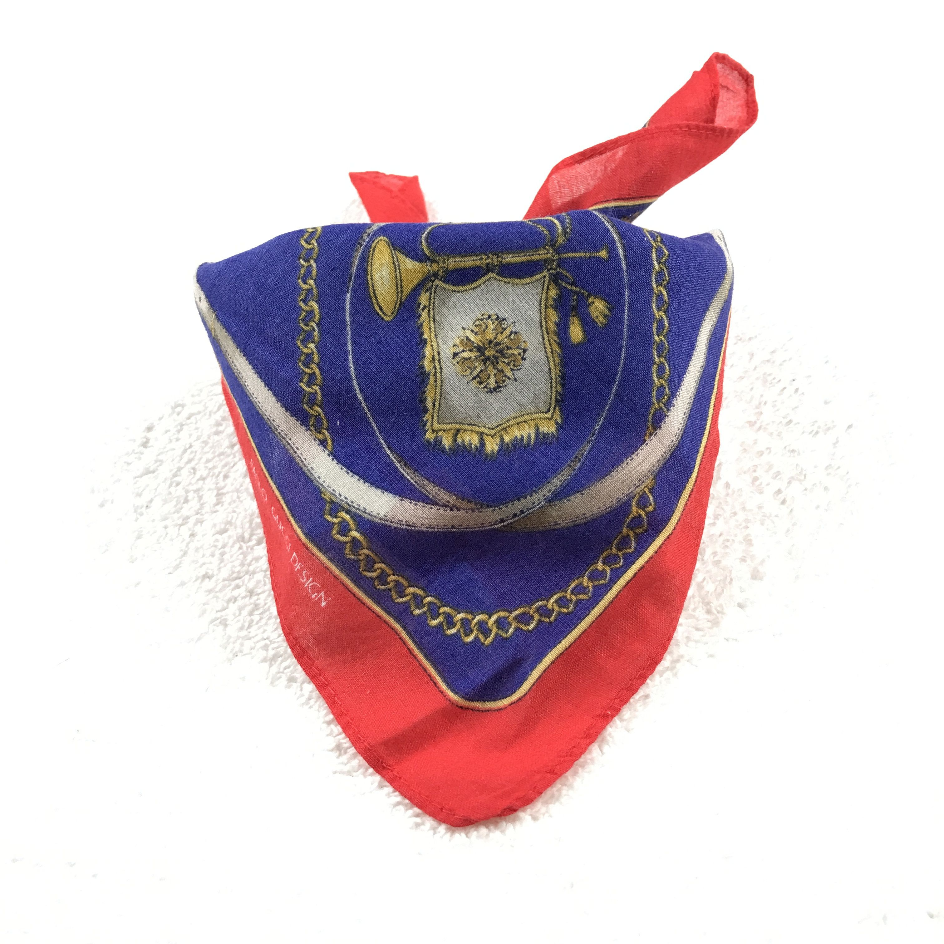 Paolo Gucci × Vintage Vintage Paolo Gucci Bandana Neckerchief Handkerchief Size ONE SIZE - 4 Thumbnail