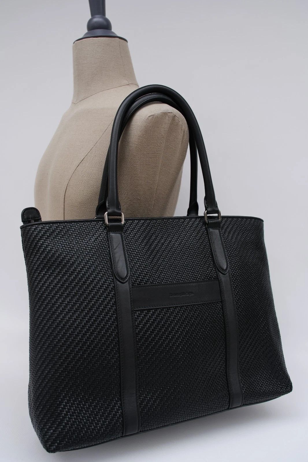 Ermenegildo Zegna New Ermenegildo Zegna Lambskin Leather Briefcase Travel Bag Size ONE SIZE - 1 Thumbnail