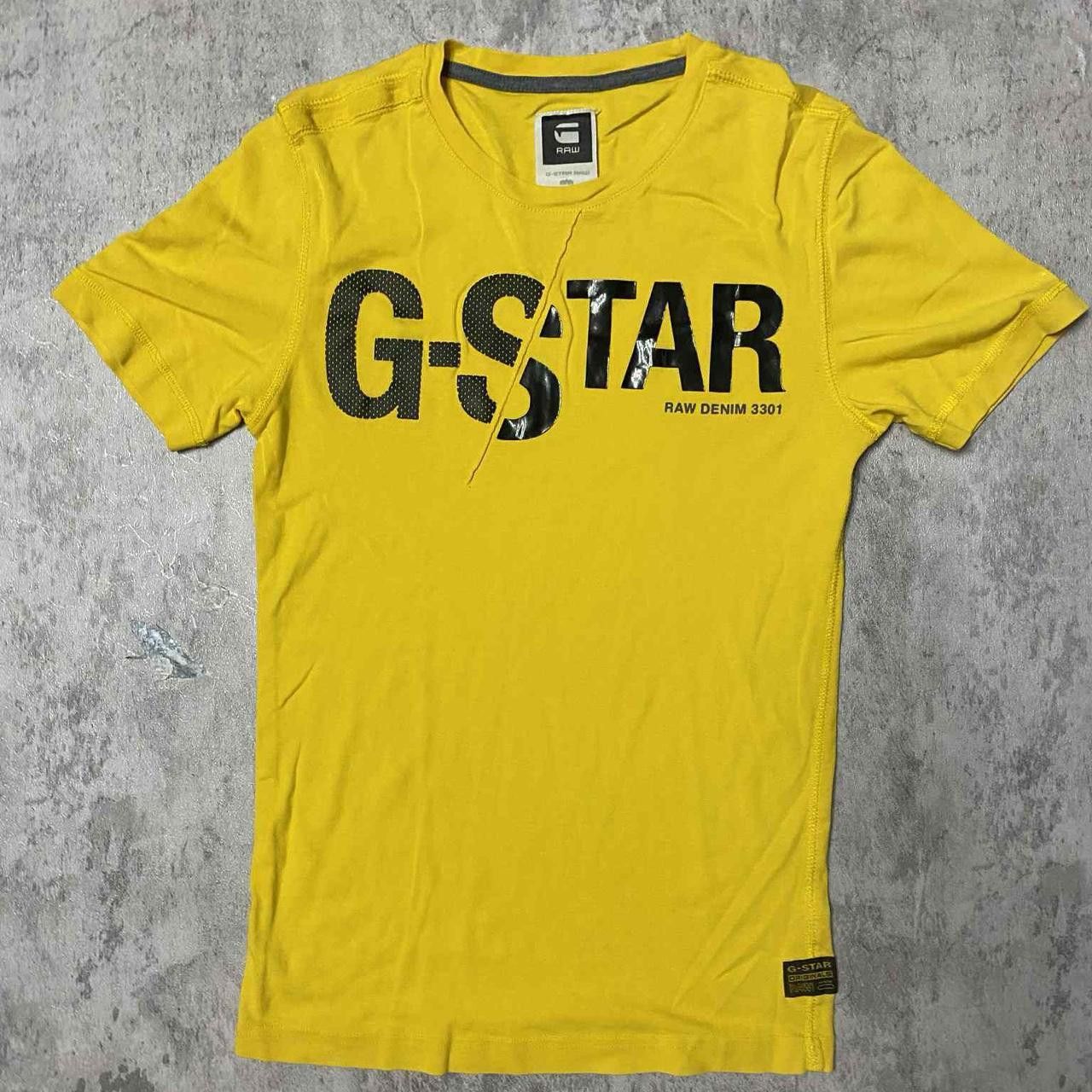 G-Star Yellow G-Star tee with black logo #streetwear Size US M / EU 48-50 / 2 - 1 Thumbnail