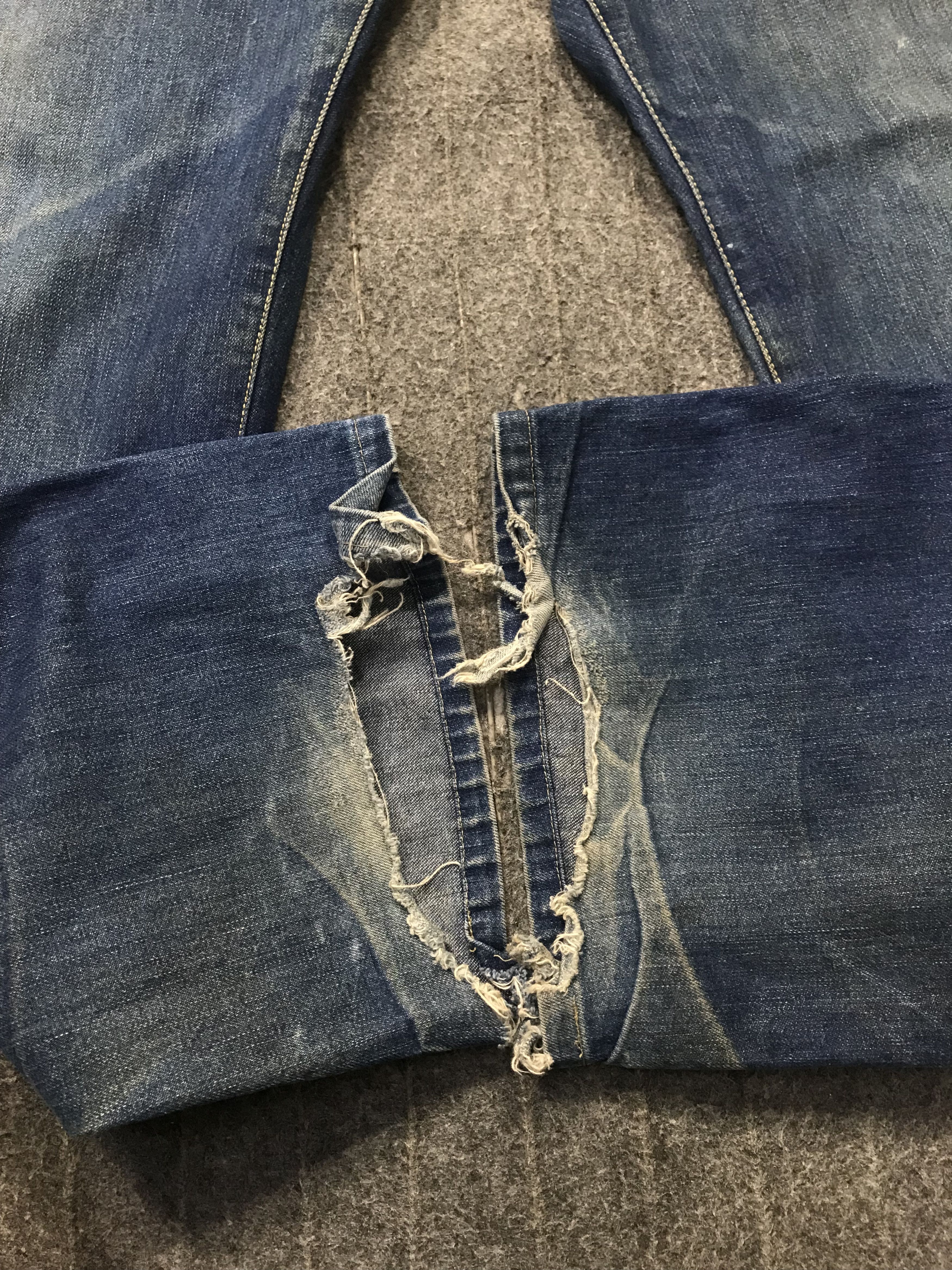 Japanese Brand On The Road Denim Indigo Pant Straight Cut Fits Size 32 Size US 32 / EU 48 - 15 Thumbnail