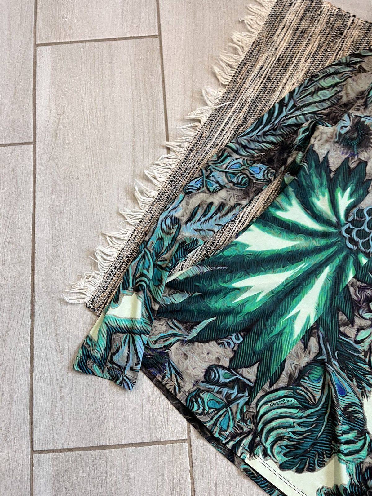 Roberto Cavalli × Vintage Vintage Roberto Cavalli Blouse Avantgarde Longsleeve Tshirt Size XS / US 0-2 / IT 36-38 - 12 Thumbnail