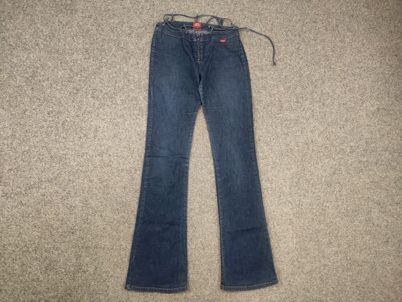 Miss Sixty Vintage Y2K Miss Sixty Low Bootcut drawstring Denim Jeans Size 28" / US 6 / IT 42 - 7 Thumbnail