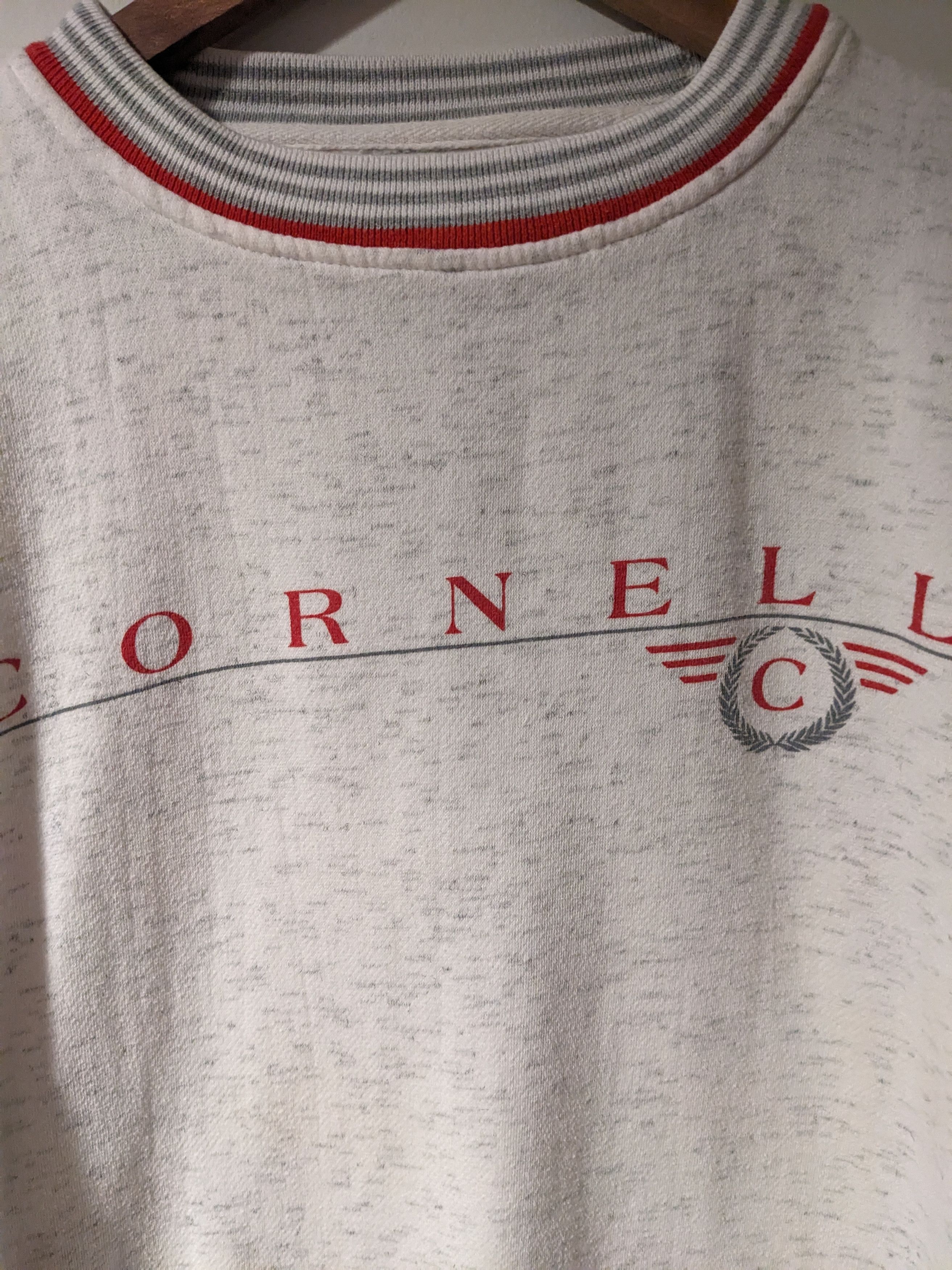 Vintage Vintage 90s Cornell University New York Logo Sweatshirt Size US L / EU 52-54 / 3 - 2 Thumbnail