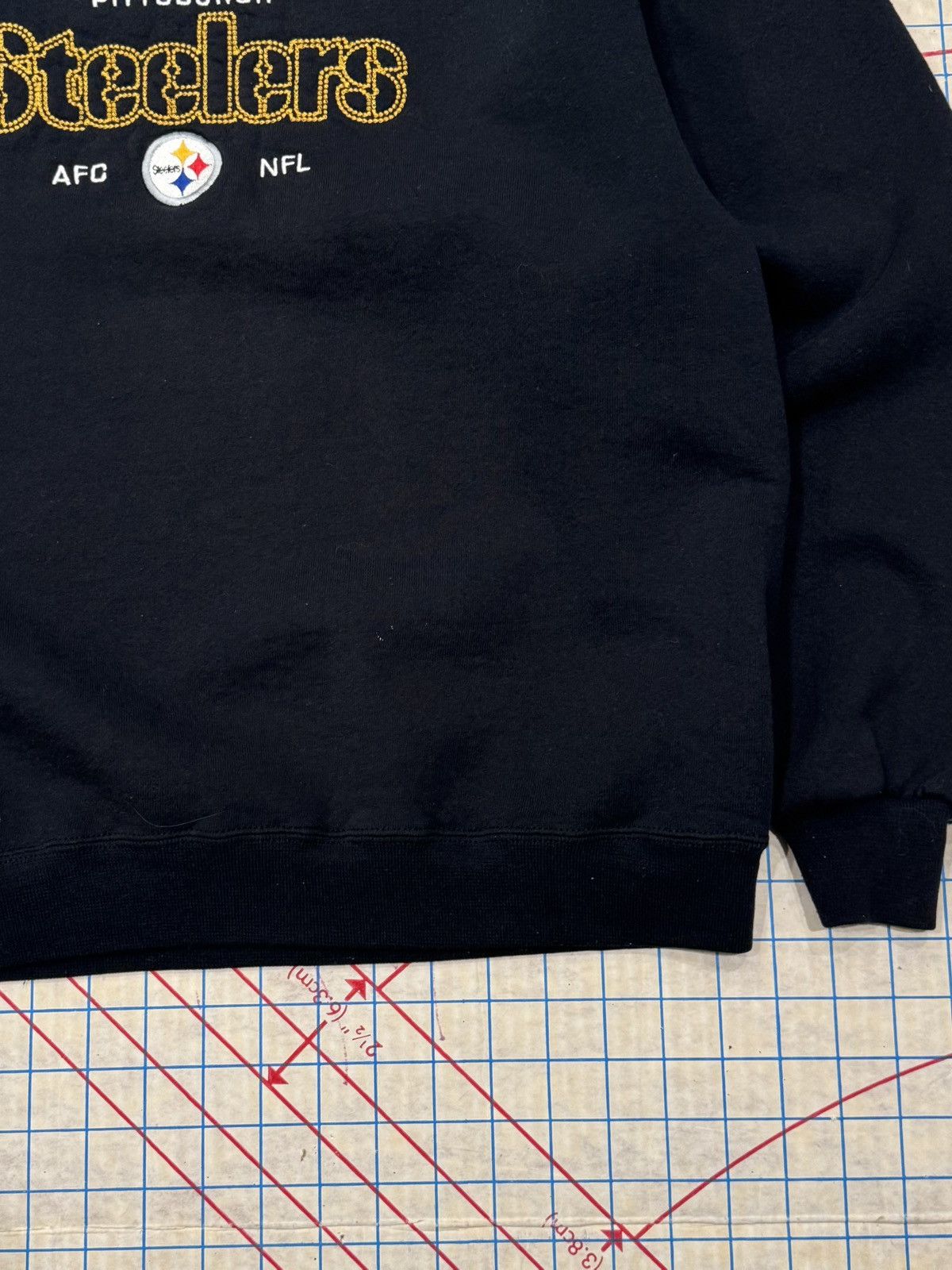 NFL Vintage NFL Pittsburg Steelers Embroidered Crewneck Black Size US M / EU 48-50 / 2 - 5 Thumbnail
