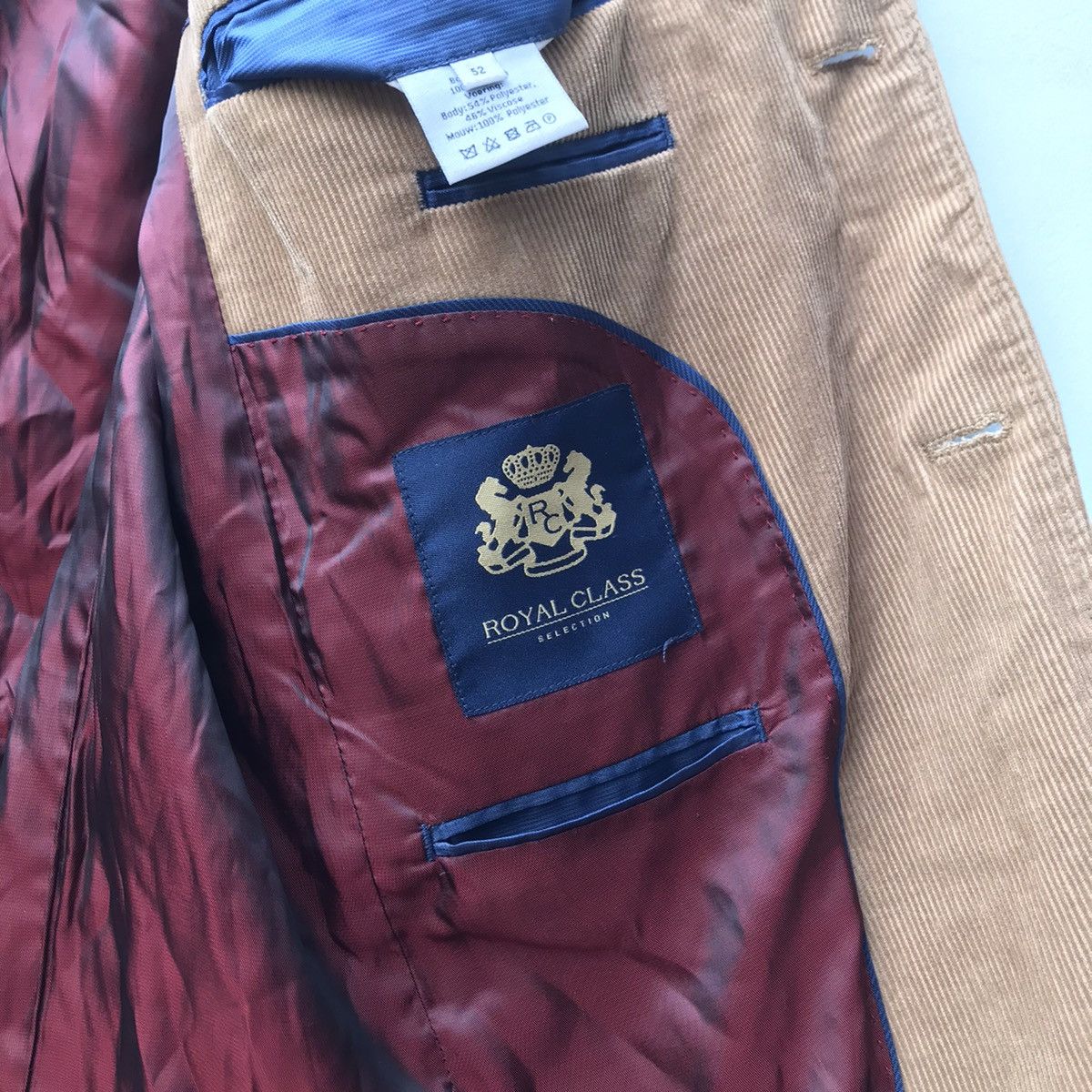Designer × Vintage Vintage Europe Royal Class Holland 2 Button bespoke suit sav Size US L / EU 52-54 / 3 - 5 Thumbnail