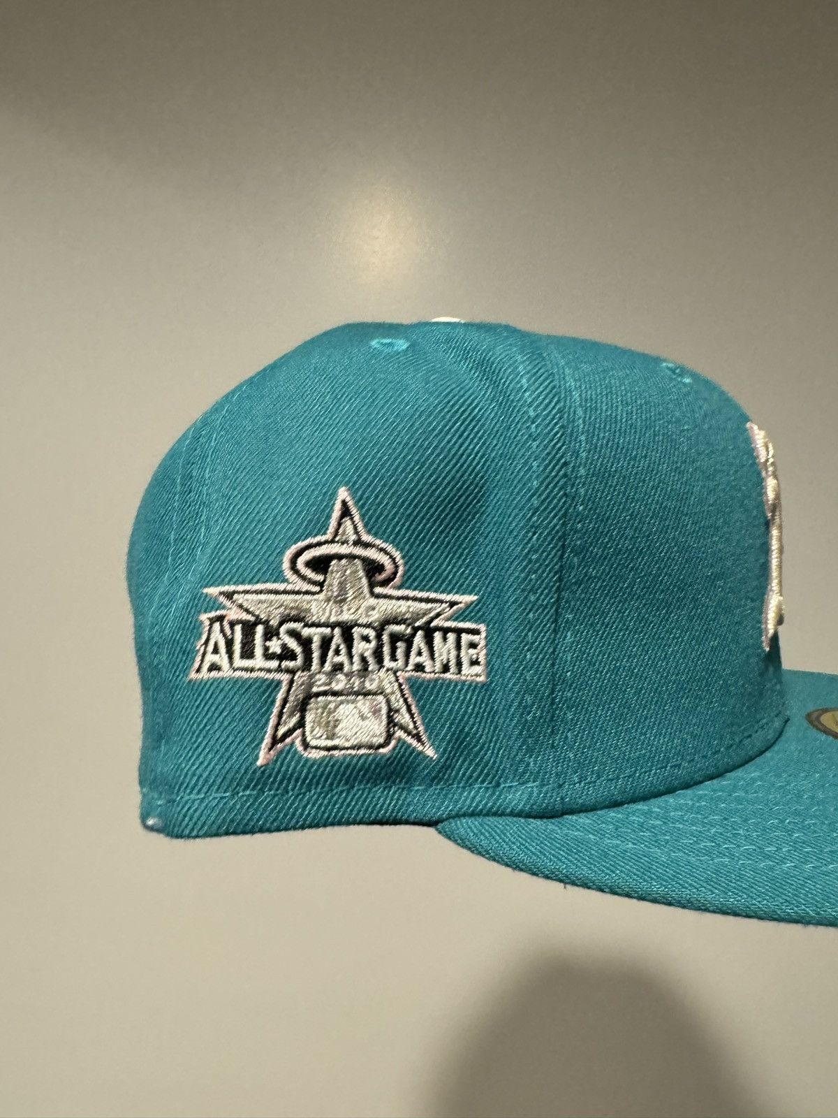 Hat Club × MyFitteds × New Era Hatclub Exclusive Myfitteds Oakland Athletics teal pinky 3/8 Size ONE SIZE - 2 Thumbnail