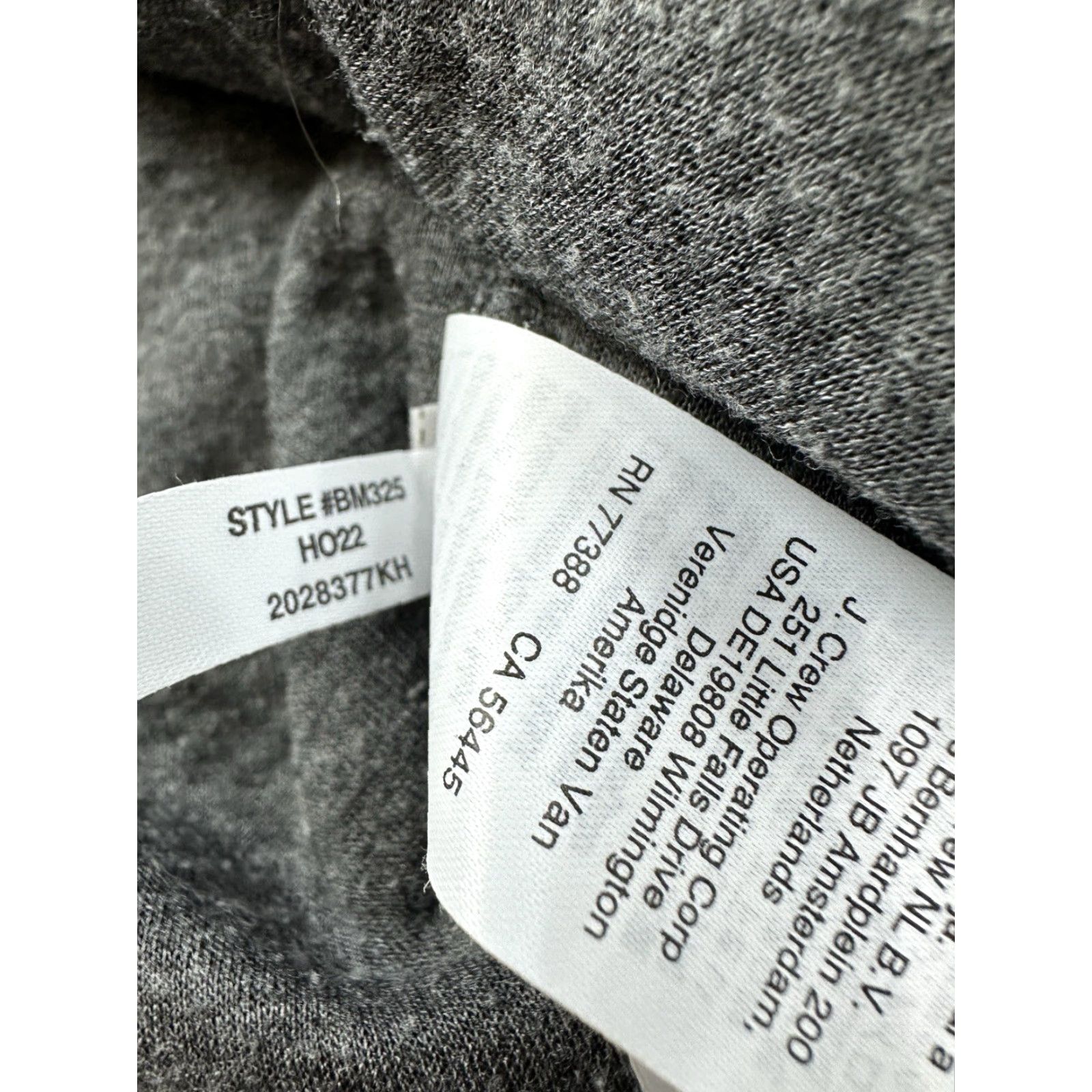 J.Crew J.Crew Sweatshirt Womens XS Gray 1/2 Zip Terry Pointelle Pullover Size XS / US 0-2 / IT 36-38 - 5 Thumbnail