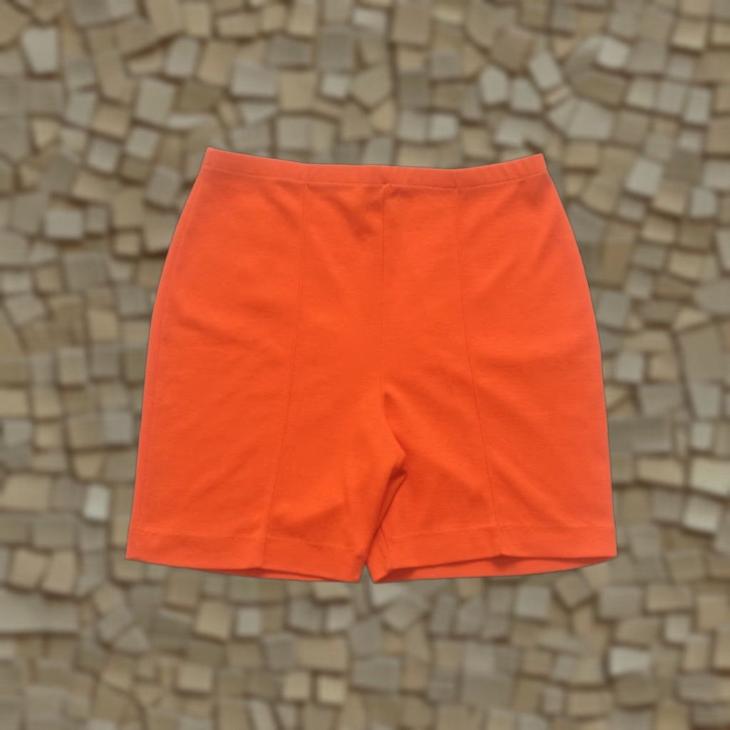 Catalina VINTAGE Catalina 7" Shorts Wide Leg Orange Cotton USA Made SZ 16 Mens/Adults 70s 60s Active Size 38" / US 16 / IT 52 - 1 Thumbnail