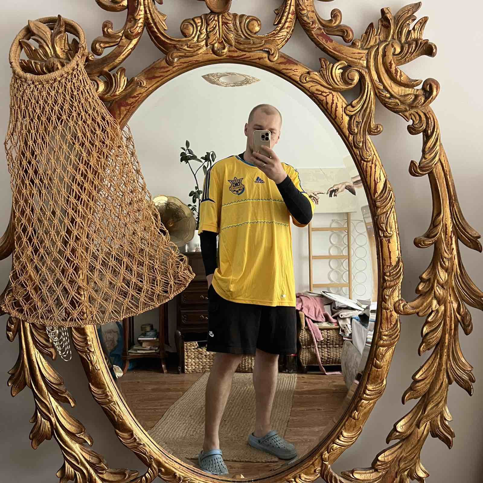 Adidas 2011 2012 Ukraine National Adidas Home Soccer Jersey Kit Size US XL / EU 56 / 4 - 3 Thumbnail