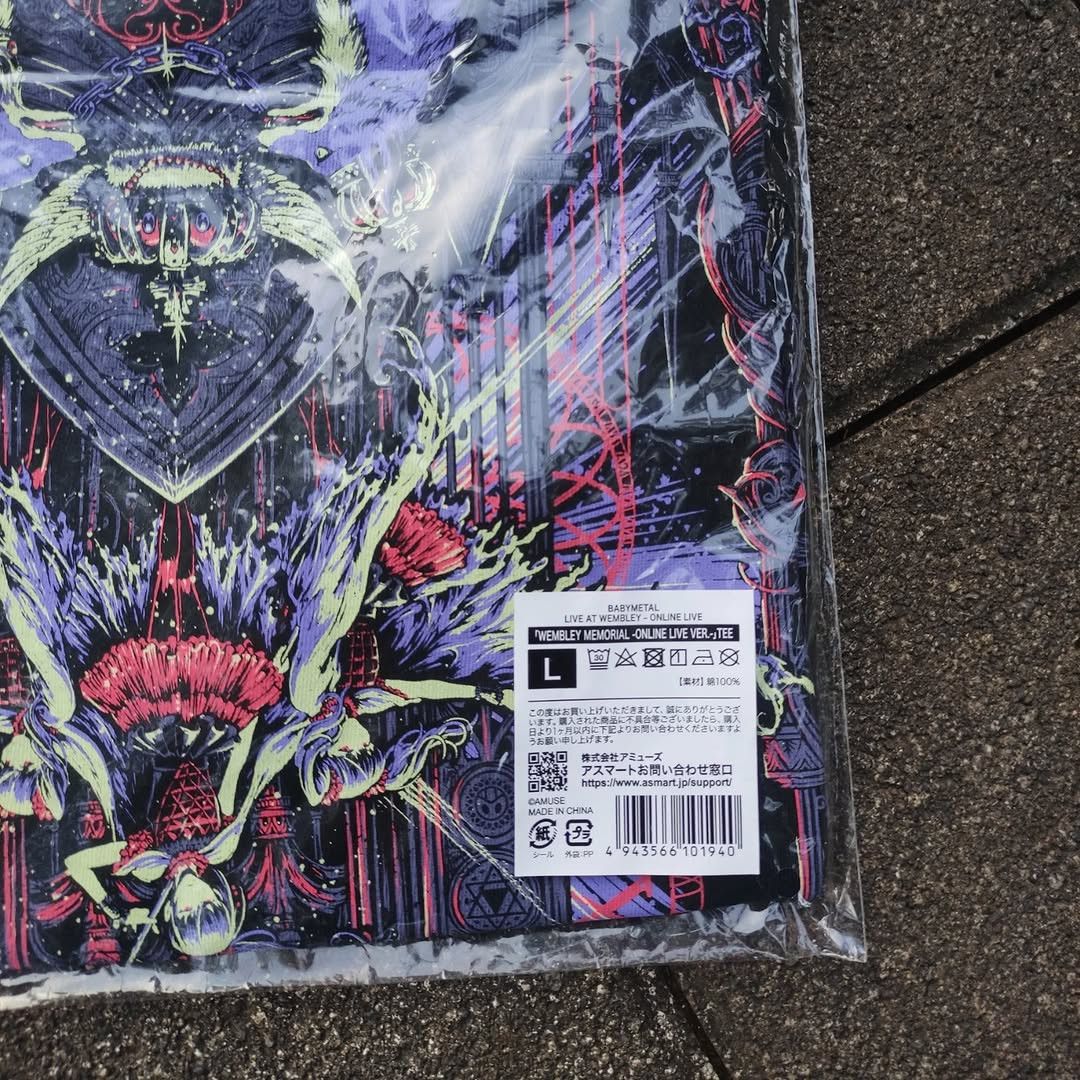 Band Tees BABYMETAL Wembley Memorial 2020 Tee Size US L / EU 52-54 / 3 - 2 Thumbnail