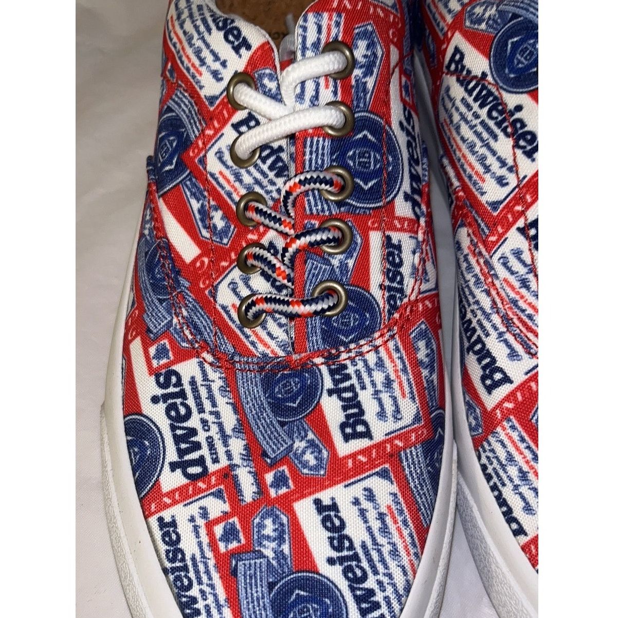 Budweiser Alife Budweiser Mens Size 7 Public Bud Canvas Sneakers Size US 7 / EU 40 - 6 Thumbnail