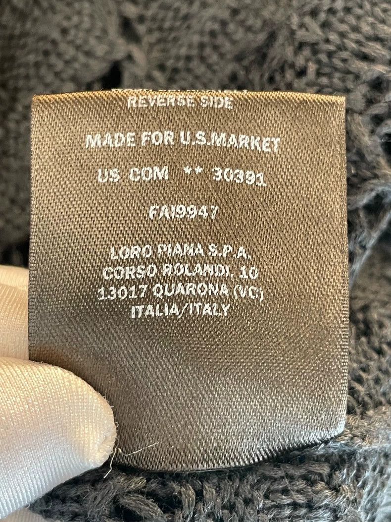 Loro Piana LORO PIANA Black silk cotton sweater cardigan Size L / US 10 / IT 46 - 5 Thumbnail