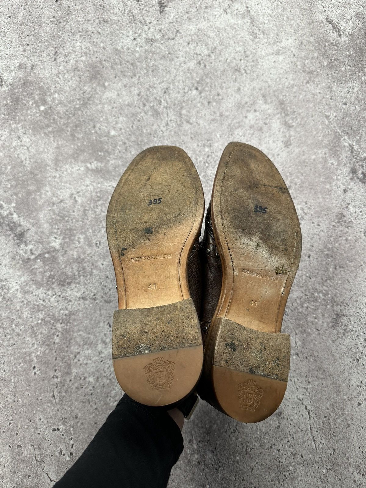 Japanese Brand Vintage Y2K Leather Shoes Japanese Style Avant Garde Metal Size US 8 / EU 41 - 16 Thumbnail