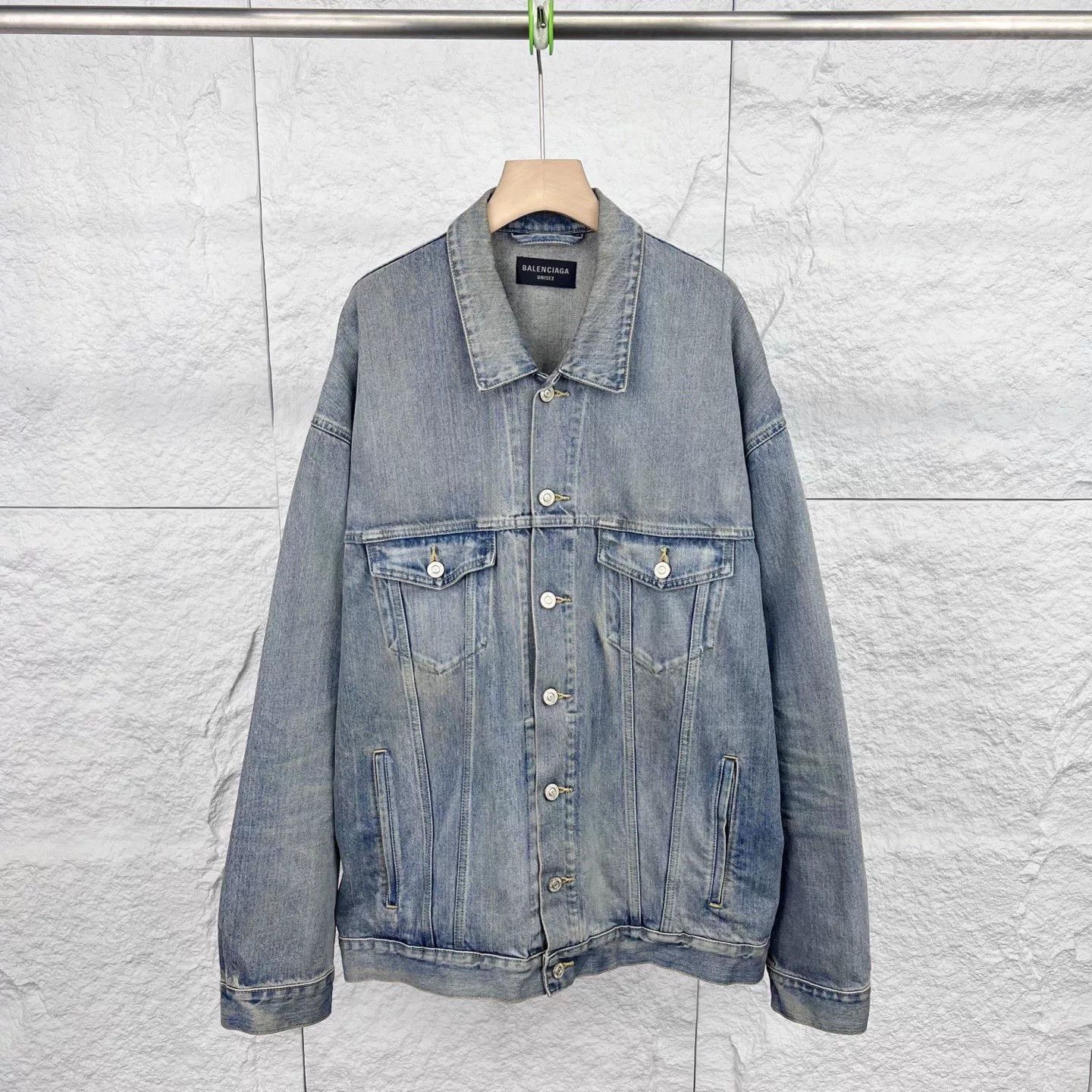 Balenciaga Balenciaga Blue Denim Jacket Size US M / EU 48-50 / 2 - 1 Thumbnail