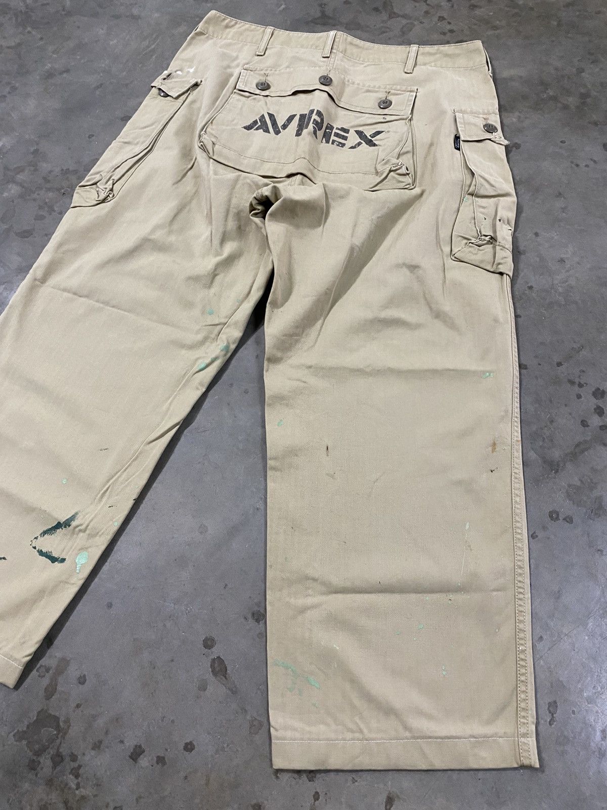 Avirex Avirex Monkey Pant Workwear Distressed @314 Size US 32 / EU 48 - 1 Thumbnail