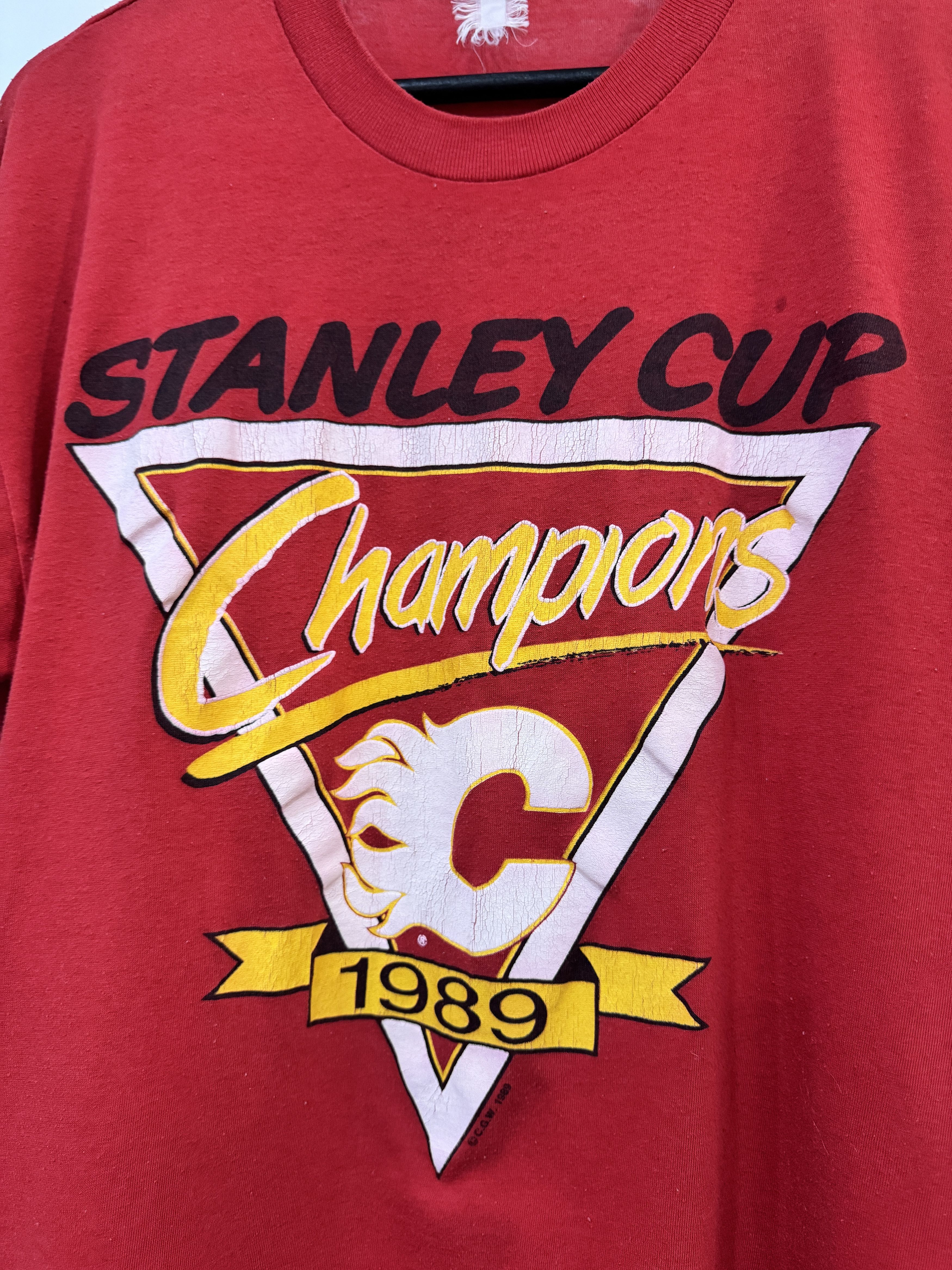 Other Vintage 1989 Calgary Flames T-Shirt Size US M / EU 48-50 / 2 - 3 Thumbnail