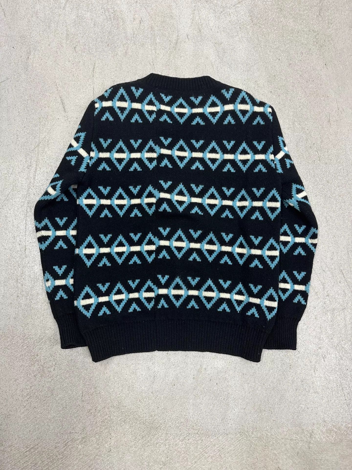 Raf Simons Raf Simons 16AW Argyle Panel Knit Sweater Size US M / EU 48-50 / 2 - 3 Thumbnail