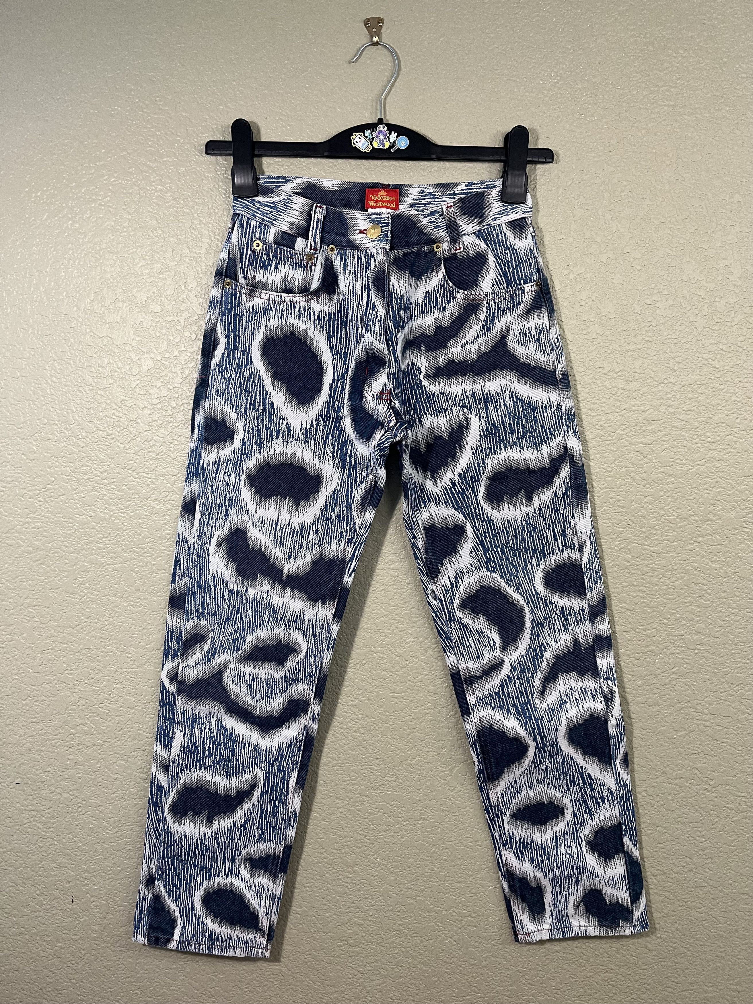 Vivienne Westwood VIVIENNE WESTWOOD SAROUEL ORB LION DENIM JEANS