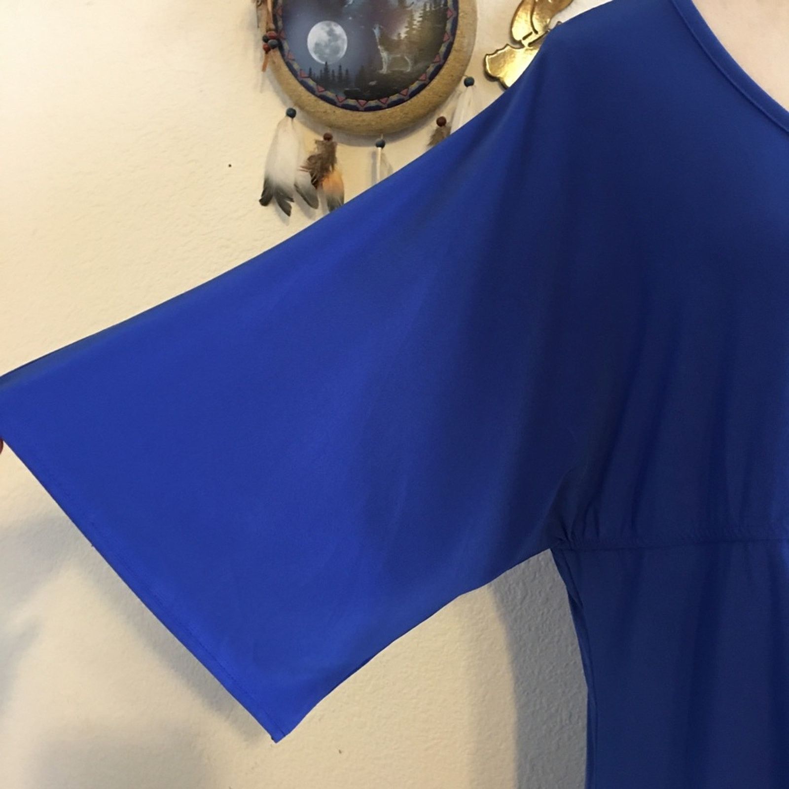 Other Antthony Royal blue half sleeve tunic top dress Size XL / US 12-14 / IT 48-50 - 5 Thumbnail