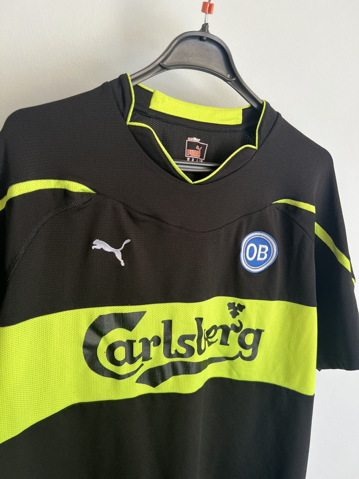 Puma Odense BK Match Worn Shirt Size US XL / EU 56 / 4 - 2 Thumbnail