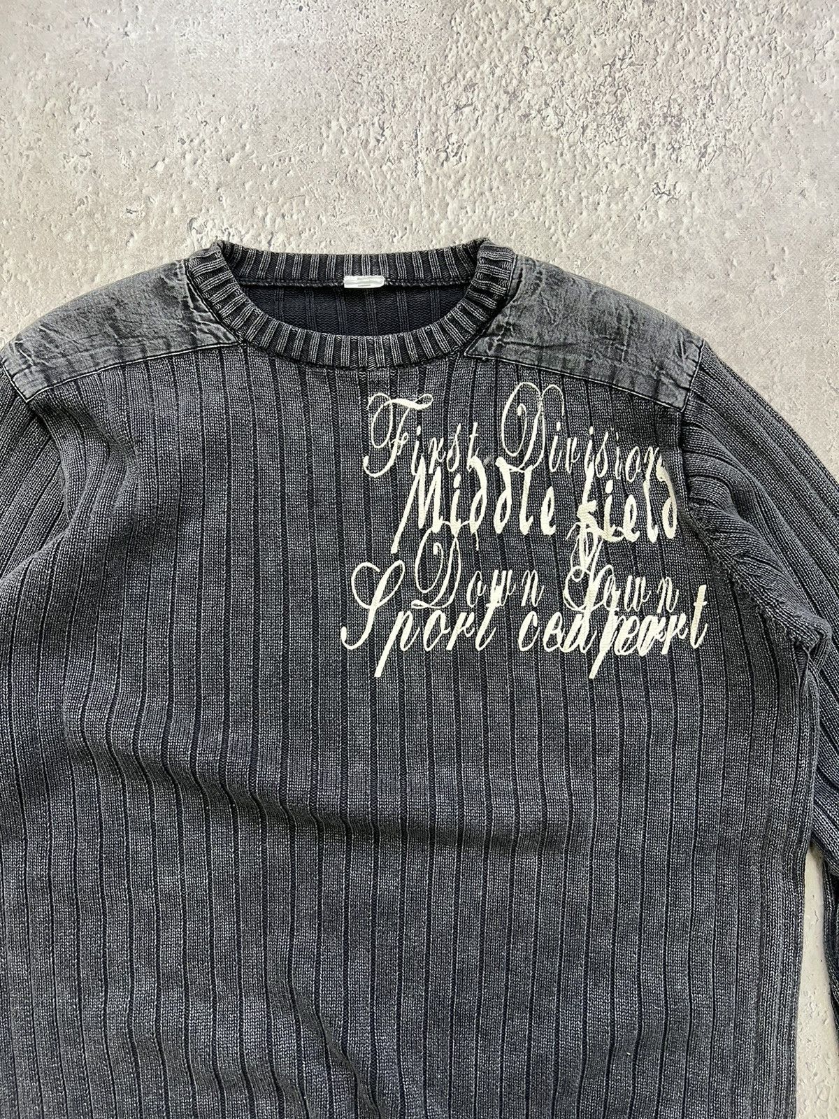 Hysteric Glamour × Japanese Brand VINTAGE Y2K Seditionaries Knitted Print 777 Stylish Sweater Size US L / EU 52-54 / 3 - 3 Thumbnail