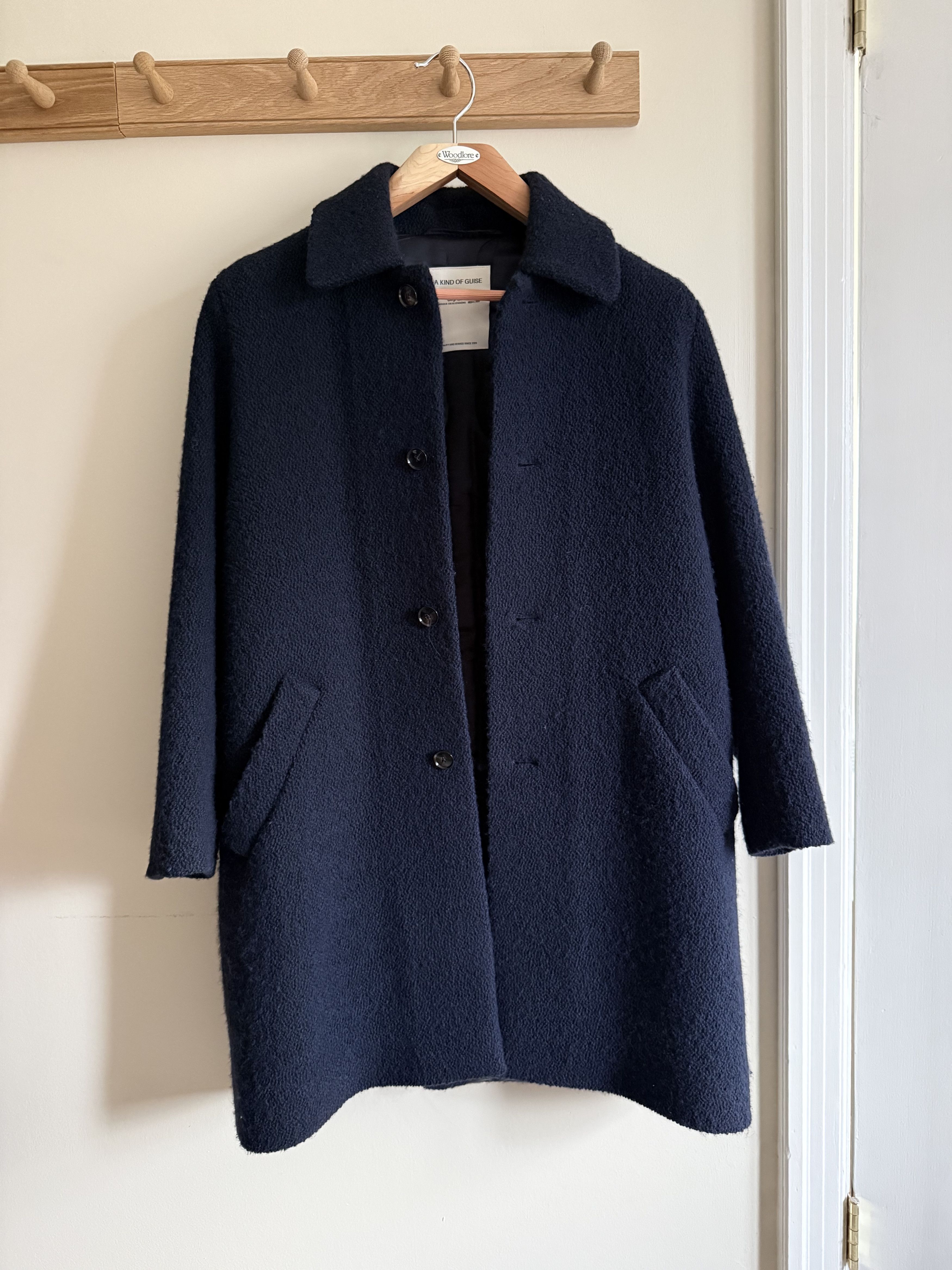 A Kind Of Guise Mcnamara Mac Coat - Blue Night (Tailored/shortened XS) Size US S / EU 44-46 / 1 - 8 Thumbnail