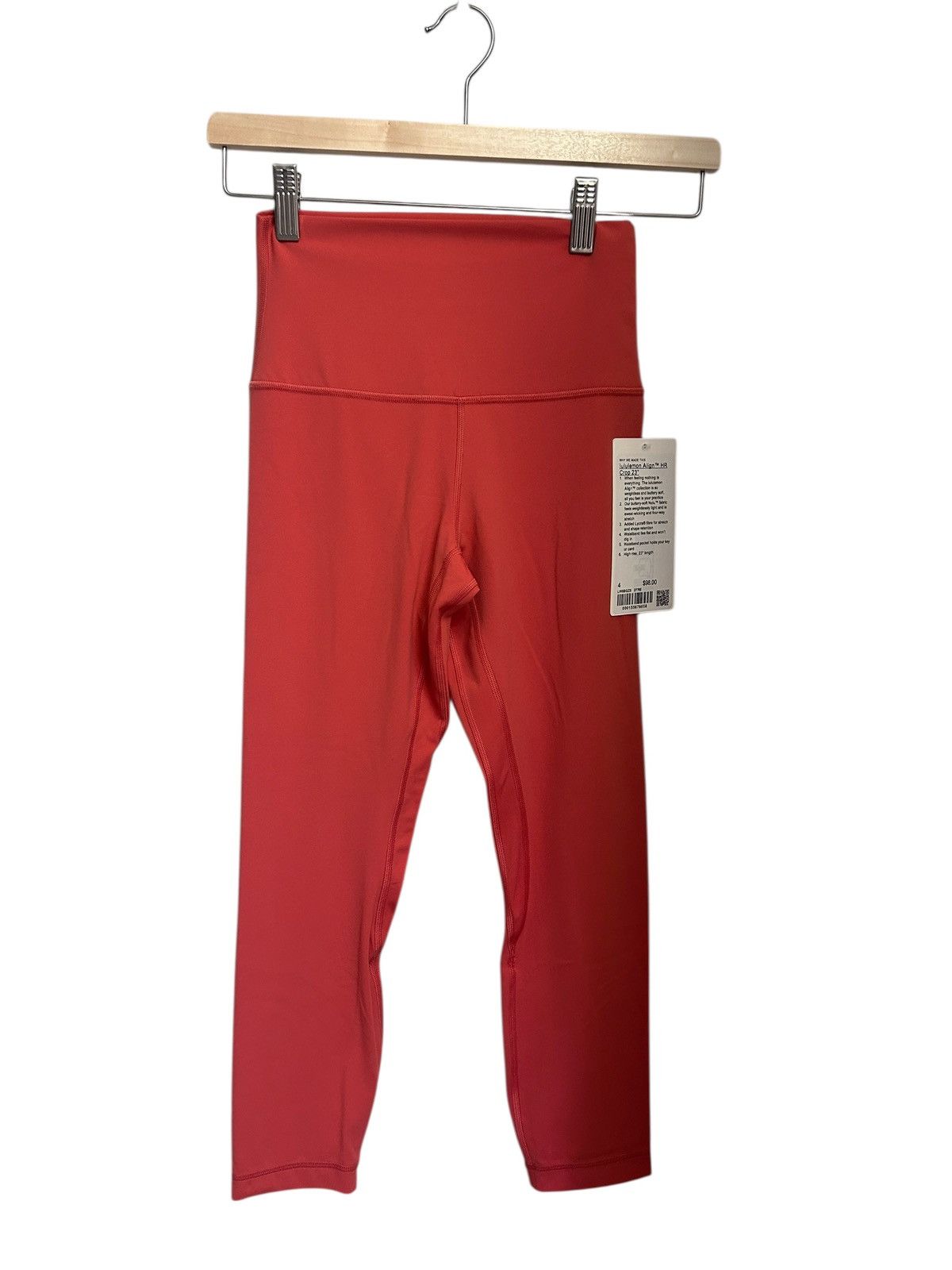 Lululemon NWT Lululemon Desert Red Align leggings size 4 23” Authentic Size 27" / US 4 / IT 40 - 1 Thumbnail