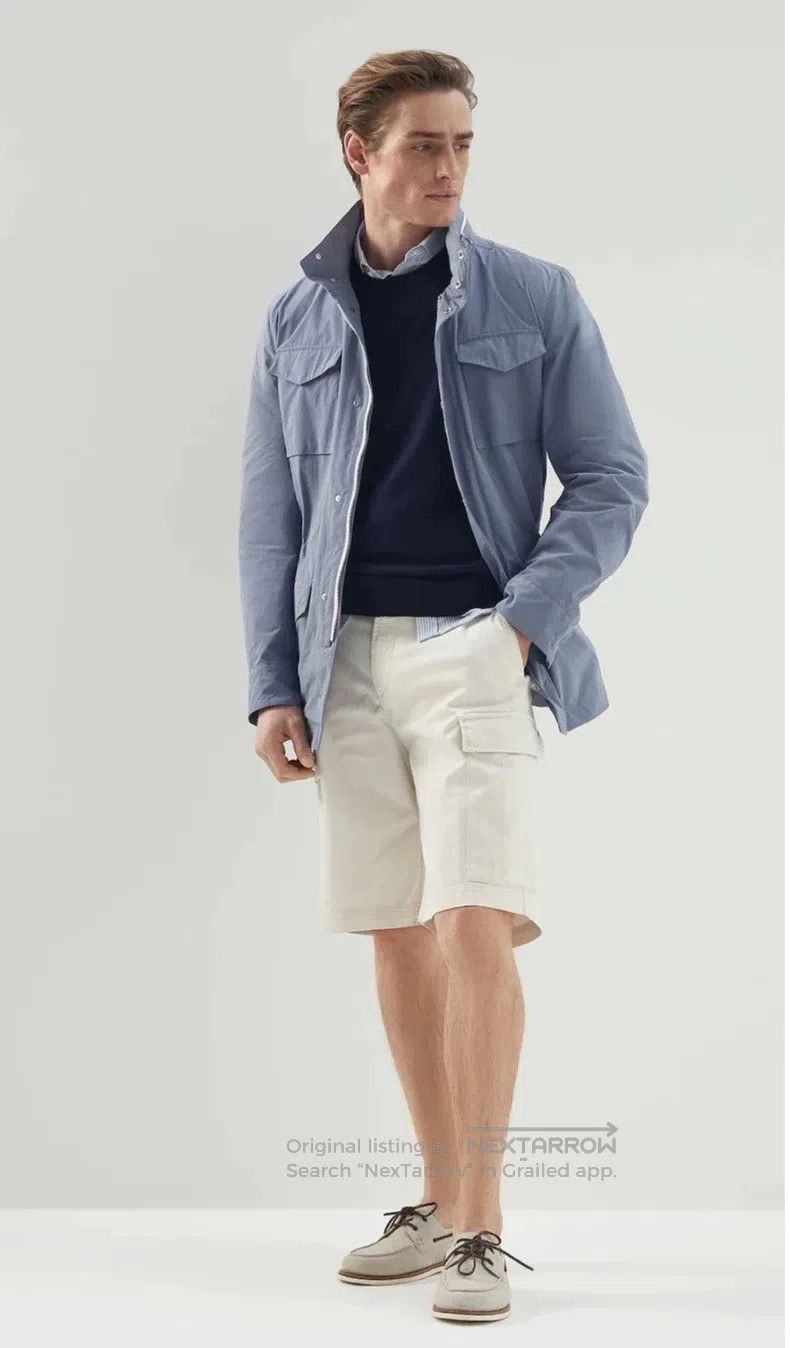 Brunello Cucinelli Brunello Cucinelli Jacket traveler's coat, lightweight, wi Size US M / EU 48-50 / 2 - 2 Thumbnail