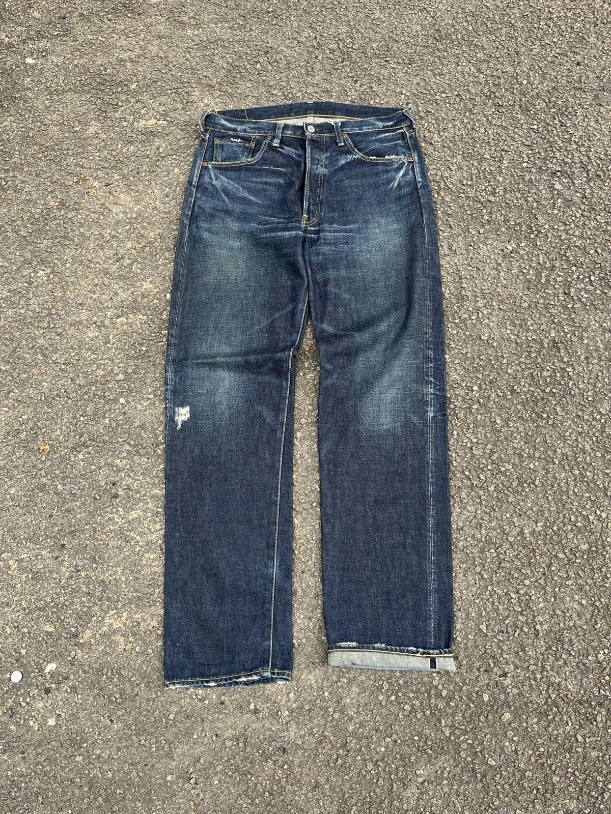 Levi's Vintage Clothing Levis LVC 501XX 66501 Big E Japan Selvedge Red Line Denim Size US 35 - 1 Thumbnail