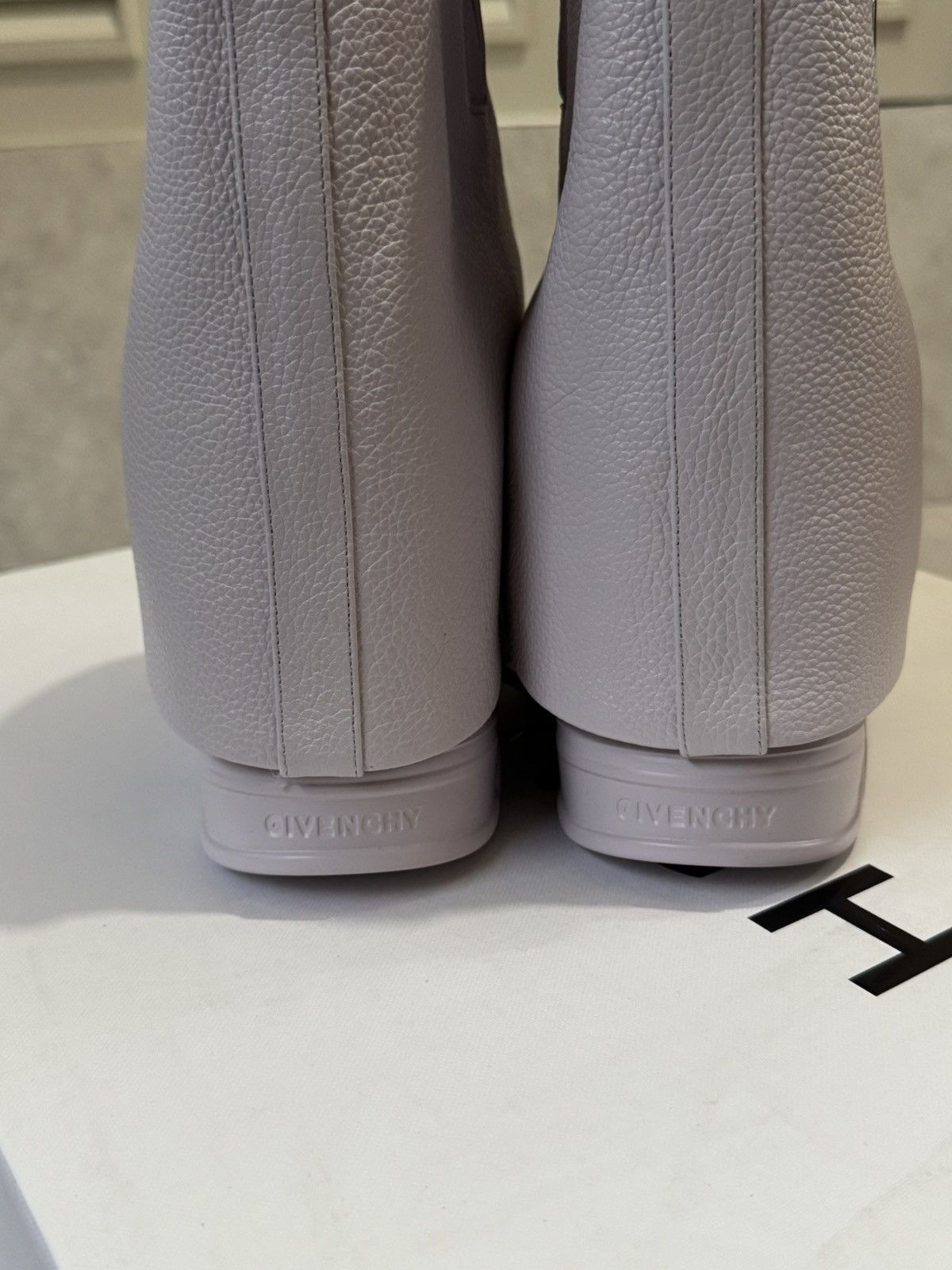 Givenchy GIVENCHY SHARK LOCK ANKLE BOOTS BIKER Size US 7 / IT 37 - 8 Thumbnail