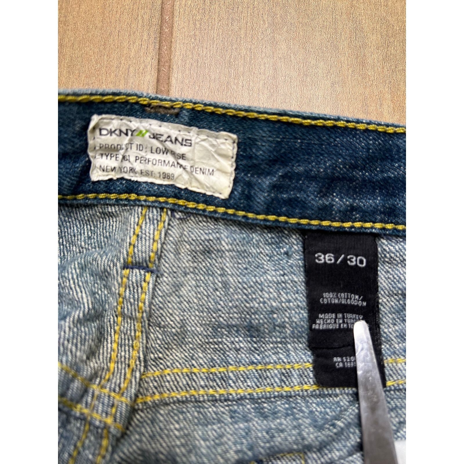 DKNY Vintage DKNY Jeans Denim Men Sz 36x30 baggy Loose Y2K Size US 36 / EU 52 - 3 Thumbnail
